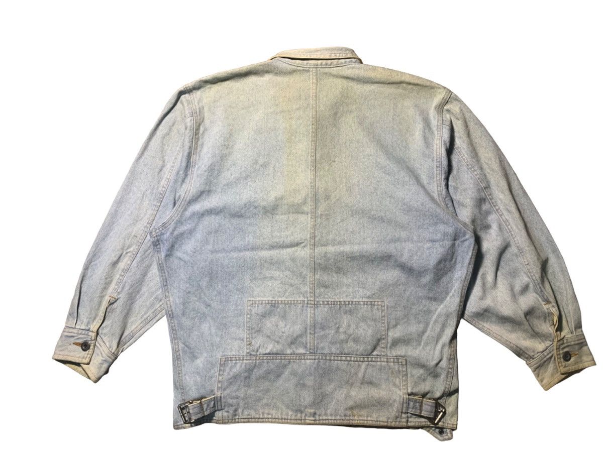 Marithe + Francois Girbaud 80s MARITHE FRANCOIS GIRBAUD DENIM JACKET BUCKLE SIDE Size US XL / EU 56 / 4 - 2 Thumbnail