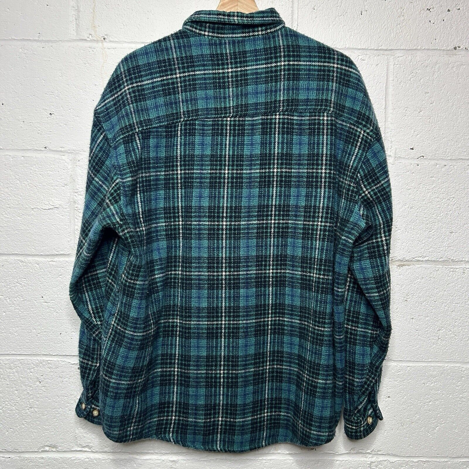Saddlebred Saddlebred Flannel Button Up Shirt “Blue Green” 2024 Size US L / EU 52-54 / 3 - 2 Thumbnail