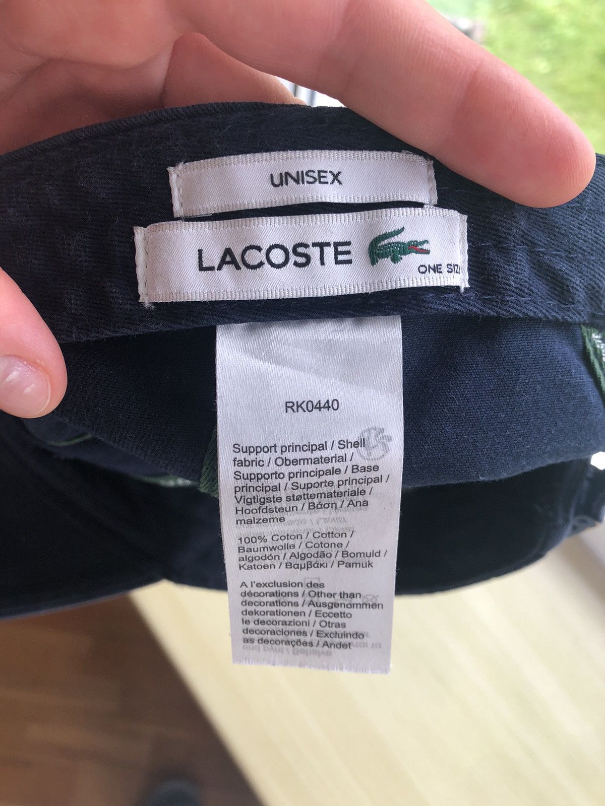 Lacoste LACOSTE VINTAGE WORKWEAR QUALITY HAT CAP Size ONE SIZE - 5 Thumbnail