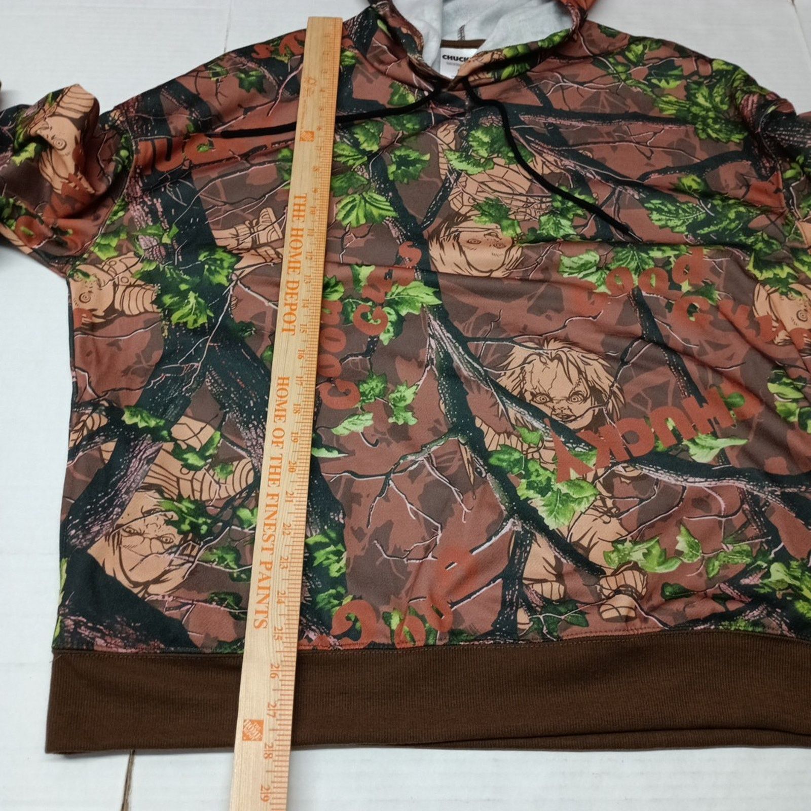 Other Men's Size L Childs Play Chucky Good Guys Camouflage Hoodie Size US L / EU 52-54 / 3 - 6 Thumbnail