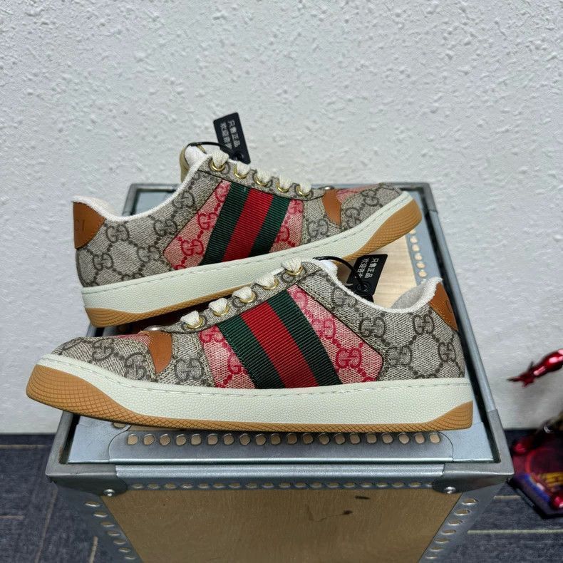 Gucci Gucci Logo Print Sneakers Size 34.5-2506 Size US 4 / IT 34 - 5 Thumbnail