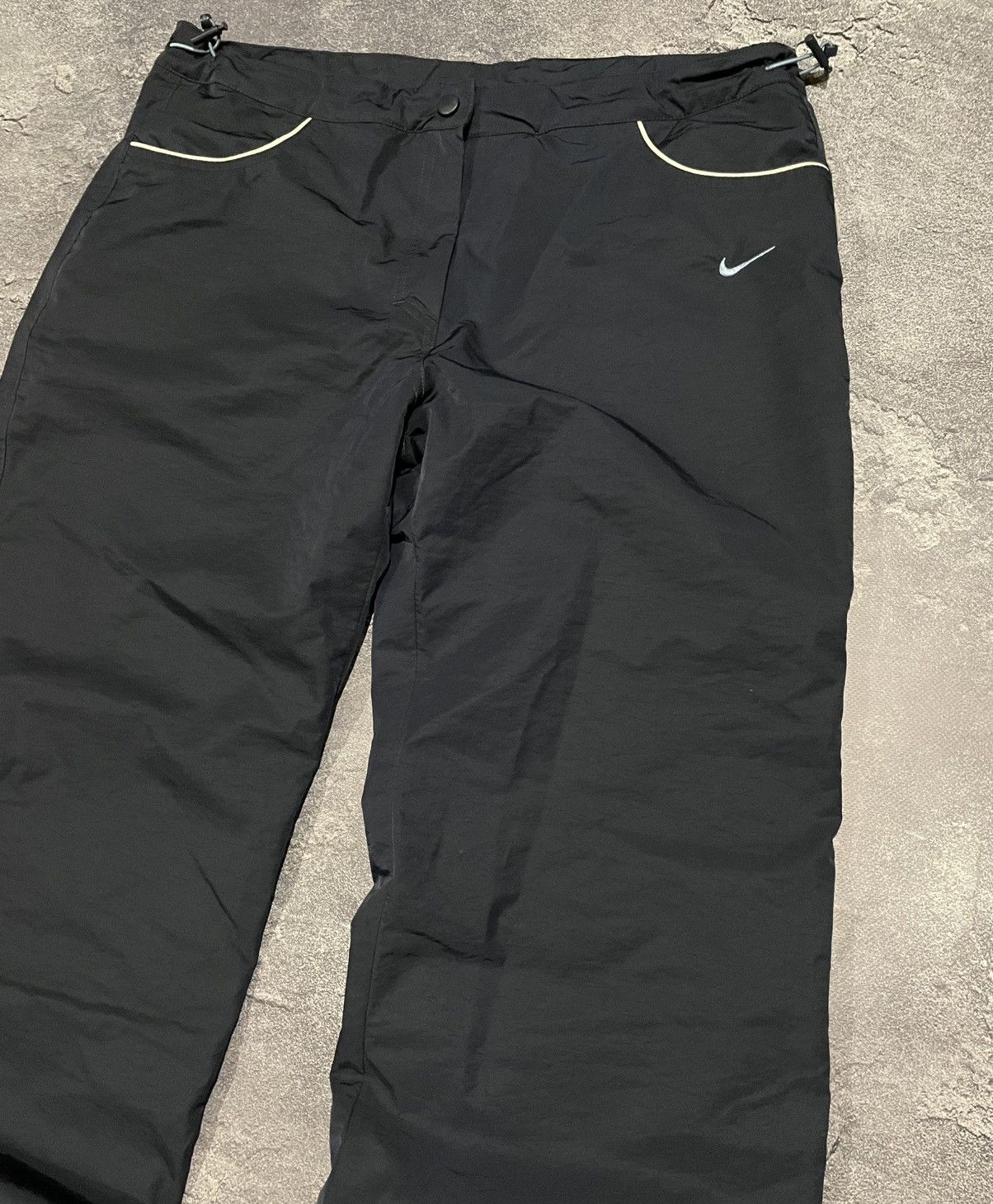 Nike × Vintage Vintage 00s Nike Y2K Nylon Tracksuit Drill Size 28" / US 6 / IT 42 - 5 Thumbnail