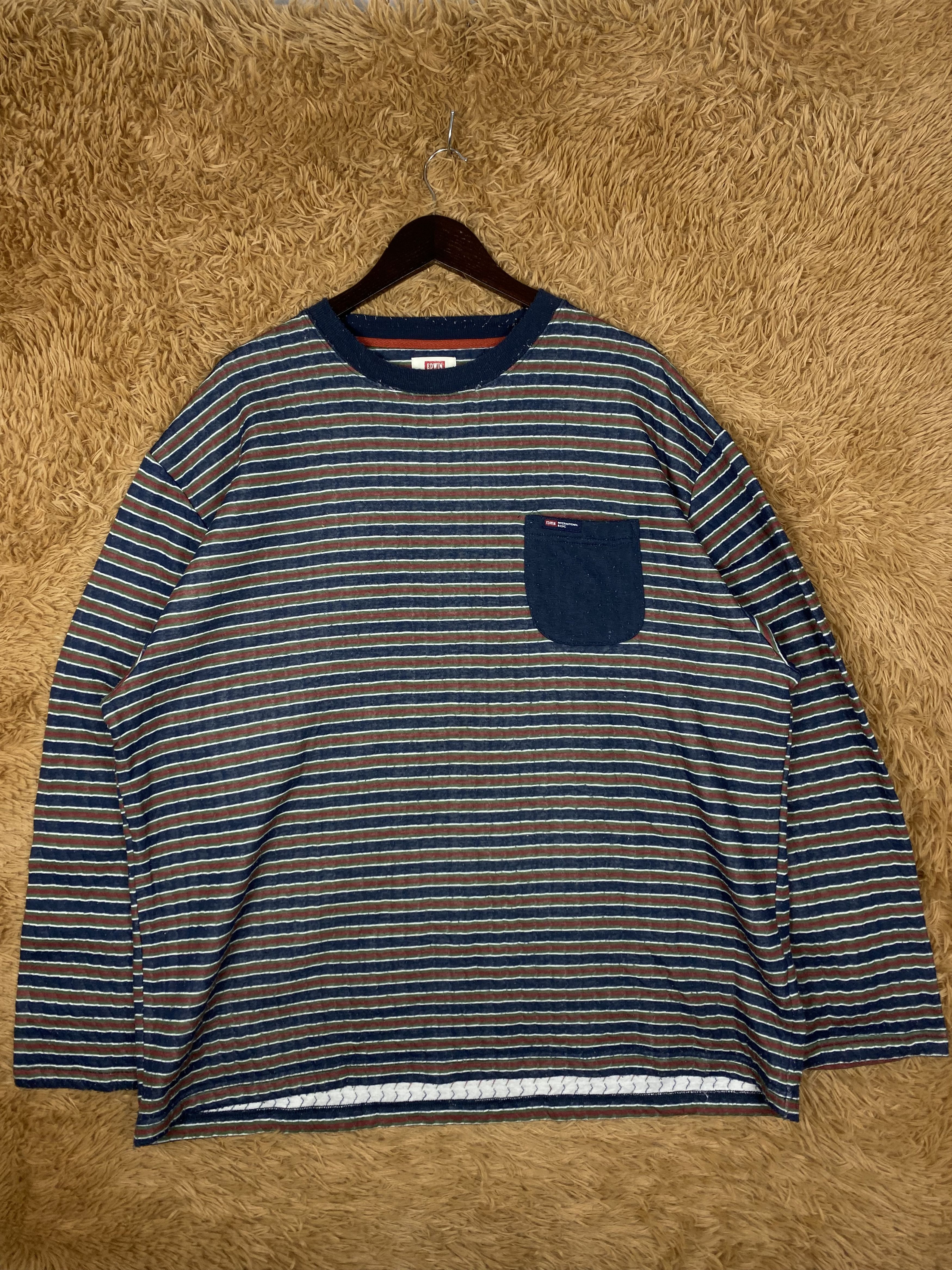 Edwin Vintage Edwin Pocket Sweatshirt PS0339 Size US XXL / EU 58 / 5 - 1 Thumbnail