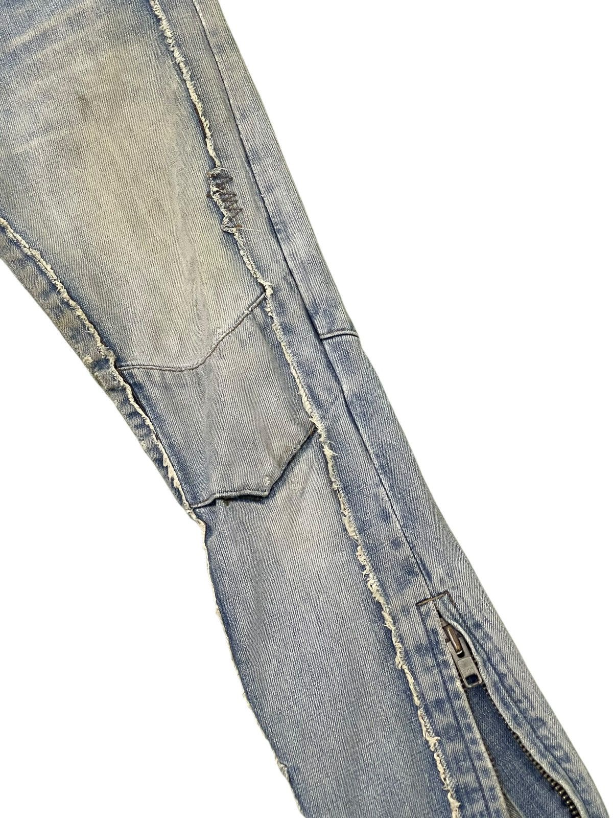 Japanese Brand Crop Jeans Rna Japan Faded Distress Low Rise Slim 8🟦8 Size US 28 / EU 44 - 7 Thumbnail
