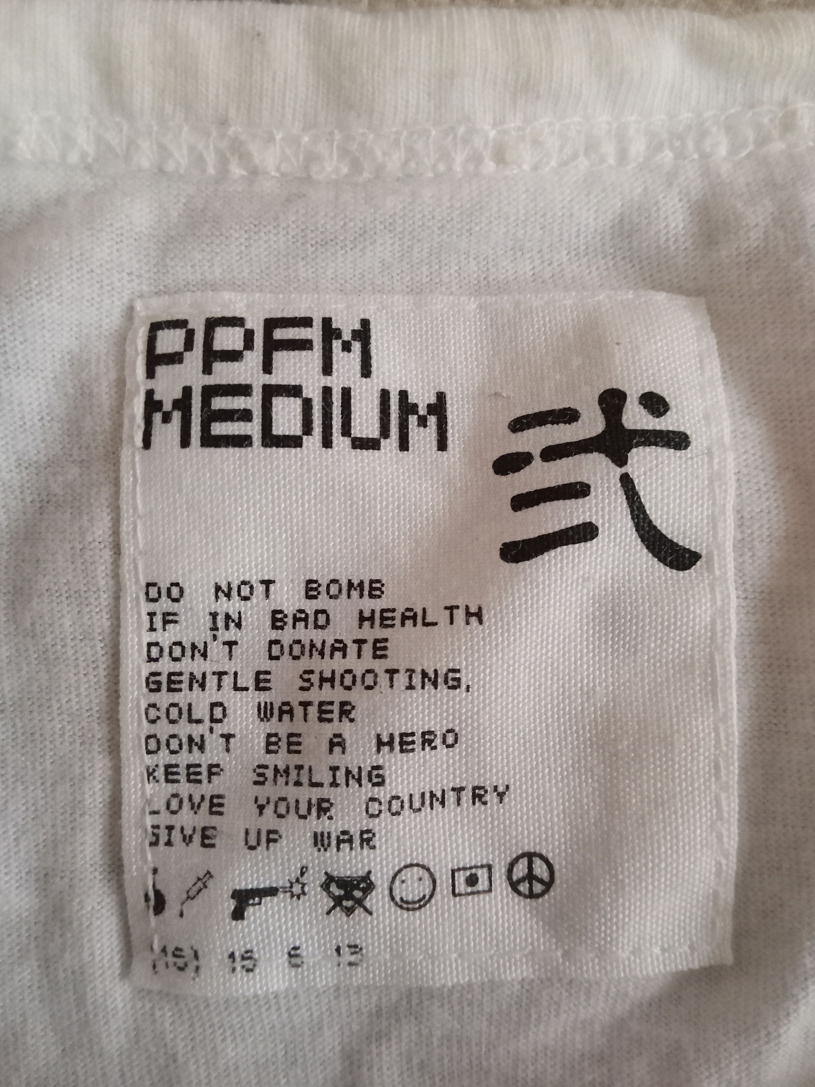 Japanese Brand PPFM Check It Out Rare Design T Shirt Size M / US 6-8 / IT 42-44 - 3 Thumbnail