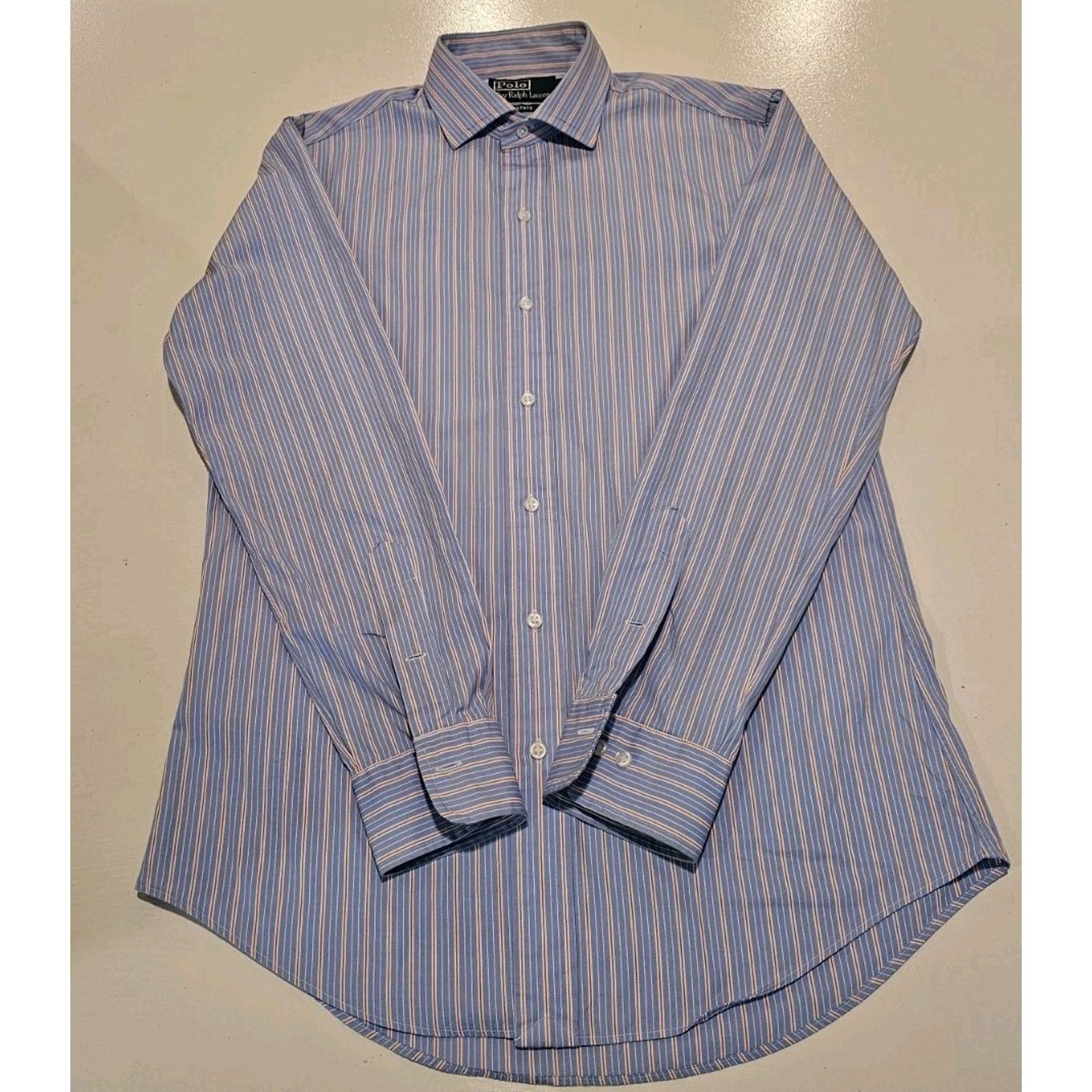 Polo Ralph Lauren Polo Ralph Lauren Estate Mens 15 32/33 Blue Button Up Size US L / EU 52-54 / 3 - 1 Thumbnail