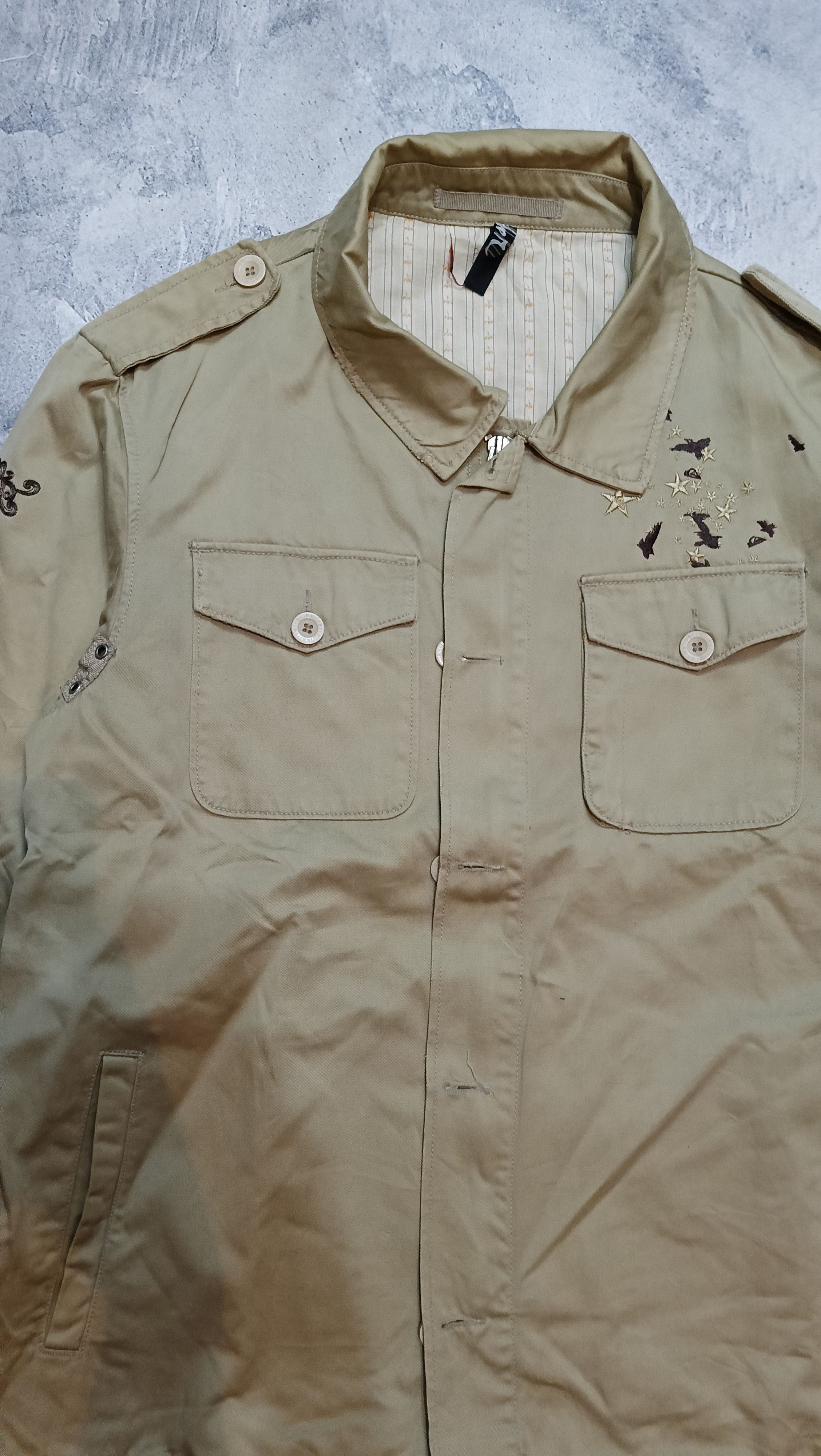 Designer × Japanese Brand × Quicksilver Vintage truker quick silver destroy Size US L / EU 52-54 / 3 - 2 Thumbnail