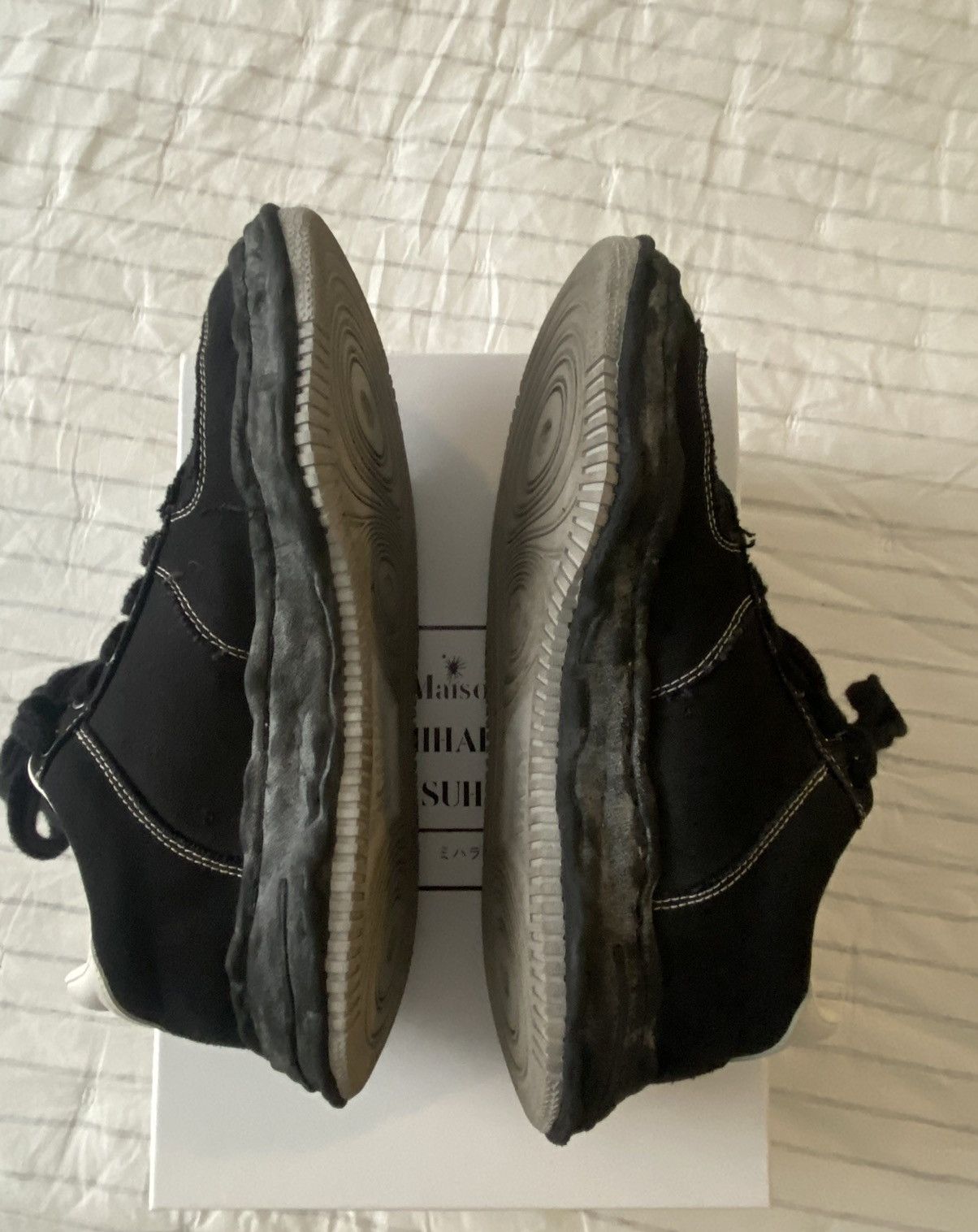 Maison MIHARA YASUHIRO MMY Wayne OG Sole Over-Dyed Canvas Low Top Sneaker Sz46 Size US 13 / EU 46 - 9 Thumbnail