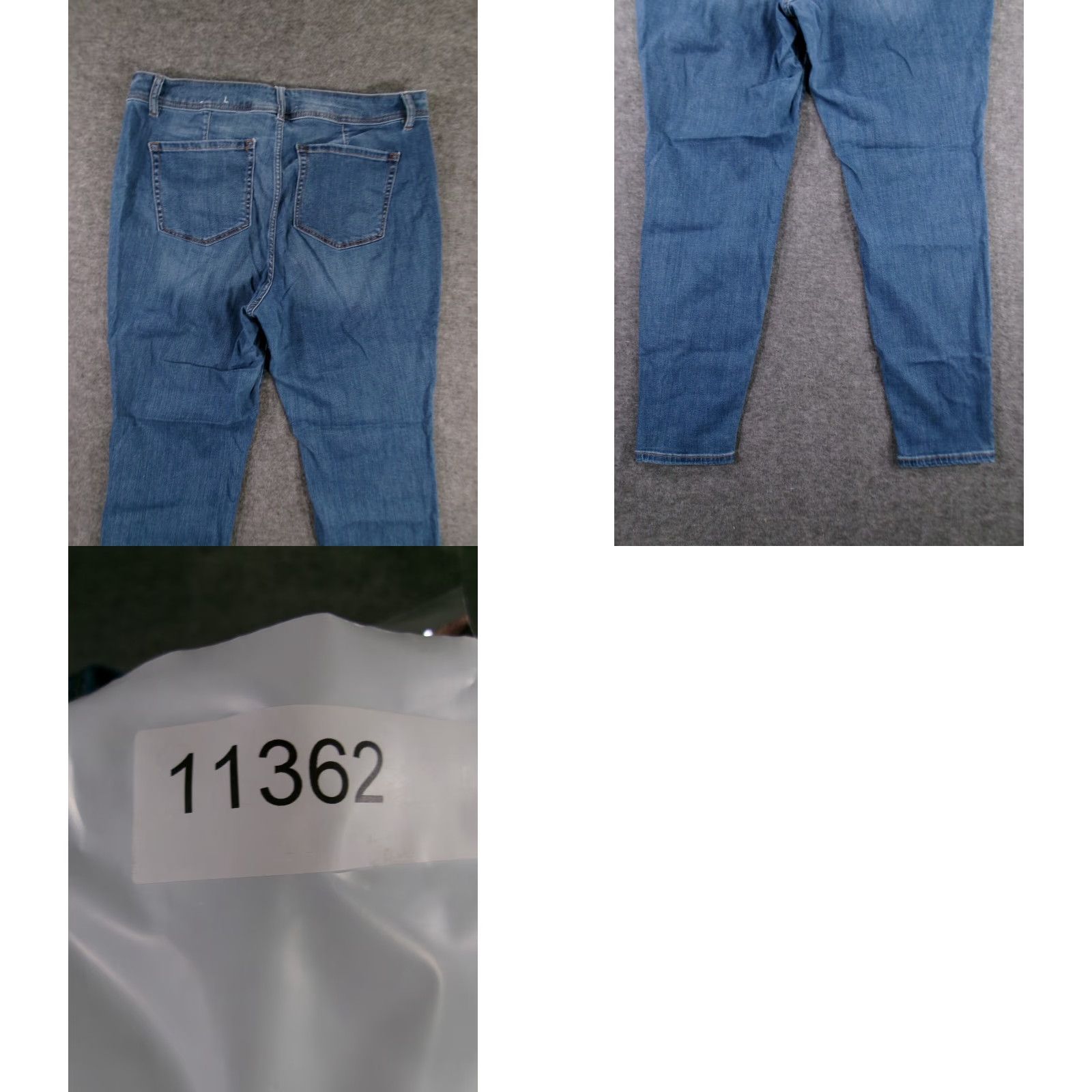 Vintage Lane Bryant Jeans Women 18 Blue Medium Wash Jegging Slim Plus Capstone? Size 40" / US 18 - 9 Thumbnail