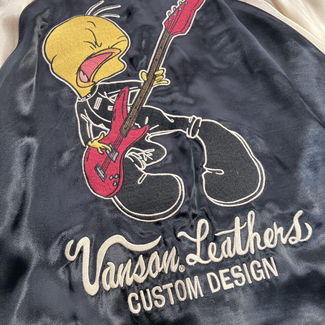 Vanson Leathers Looney Tunes vanson reversible Sukajan skeleton jacket Toyo Size US L / EU 52-54 / 3 - 8 Thumbnail