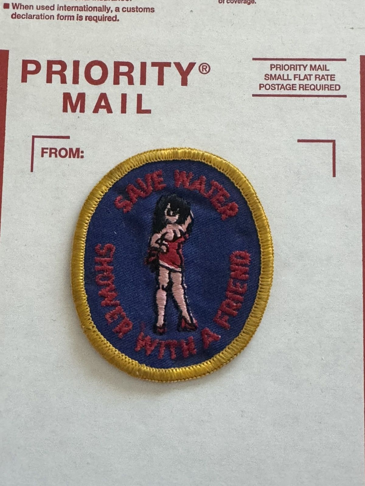 Other Vintage Save Water Shoer With A Friend Cartoon Pinup Patch Size ONE SIZE - 4 Thumbnail