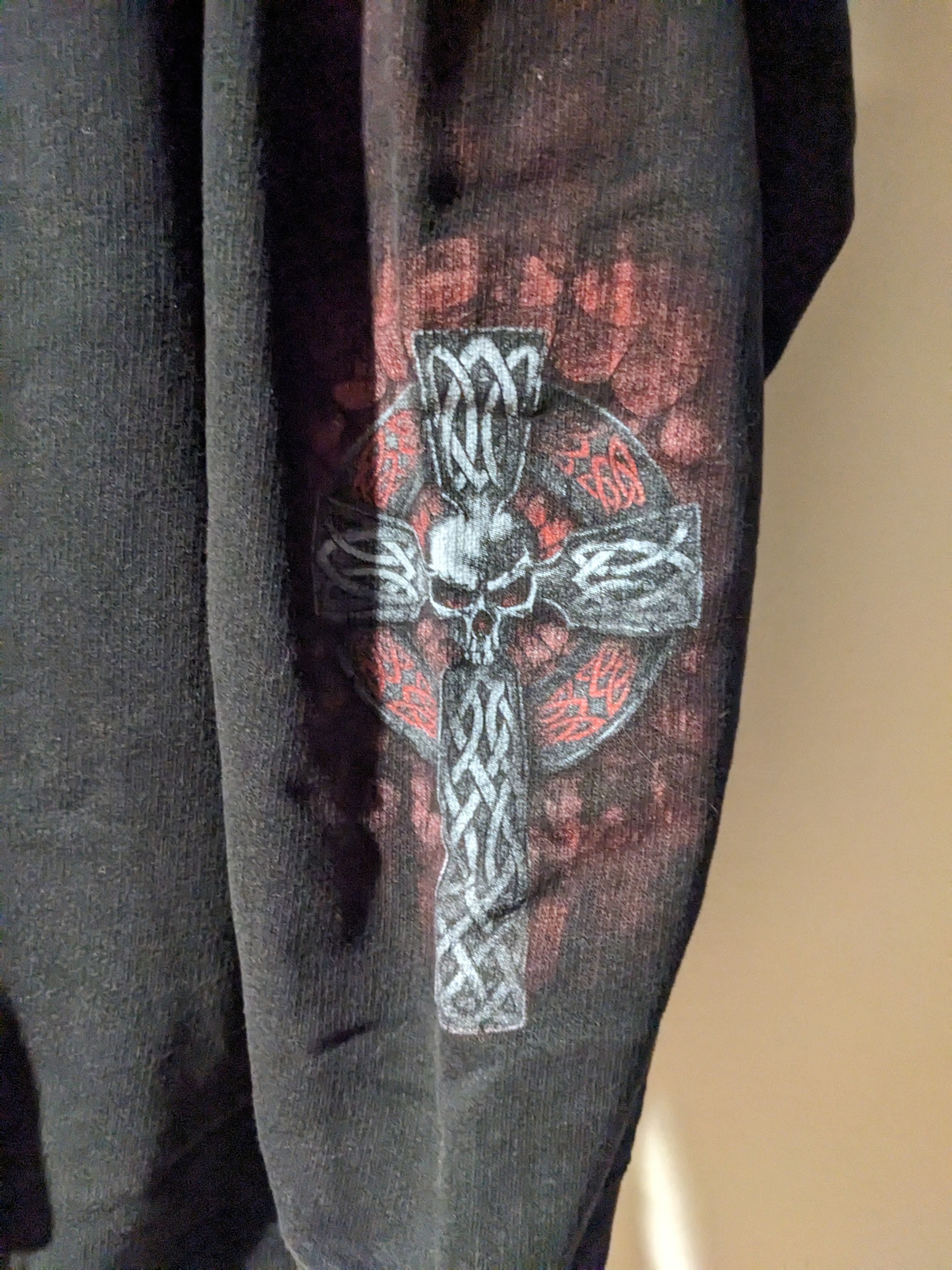 Harley Davidson Vintage Y2K Hot Leather Motorcycle Skull Cross Large Hoodie Size US L / EU 52-54 / 3 - 3 Thumbnail