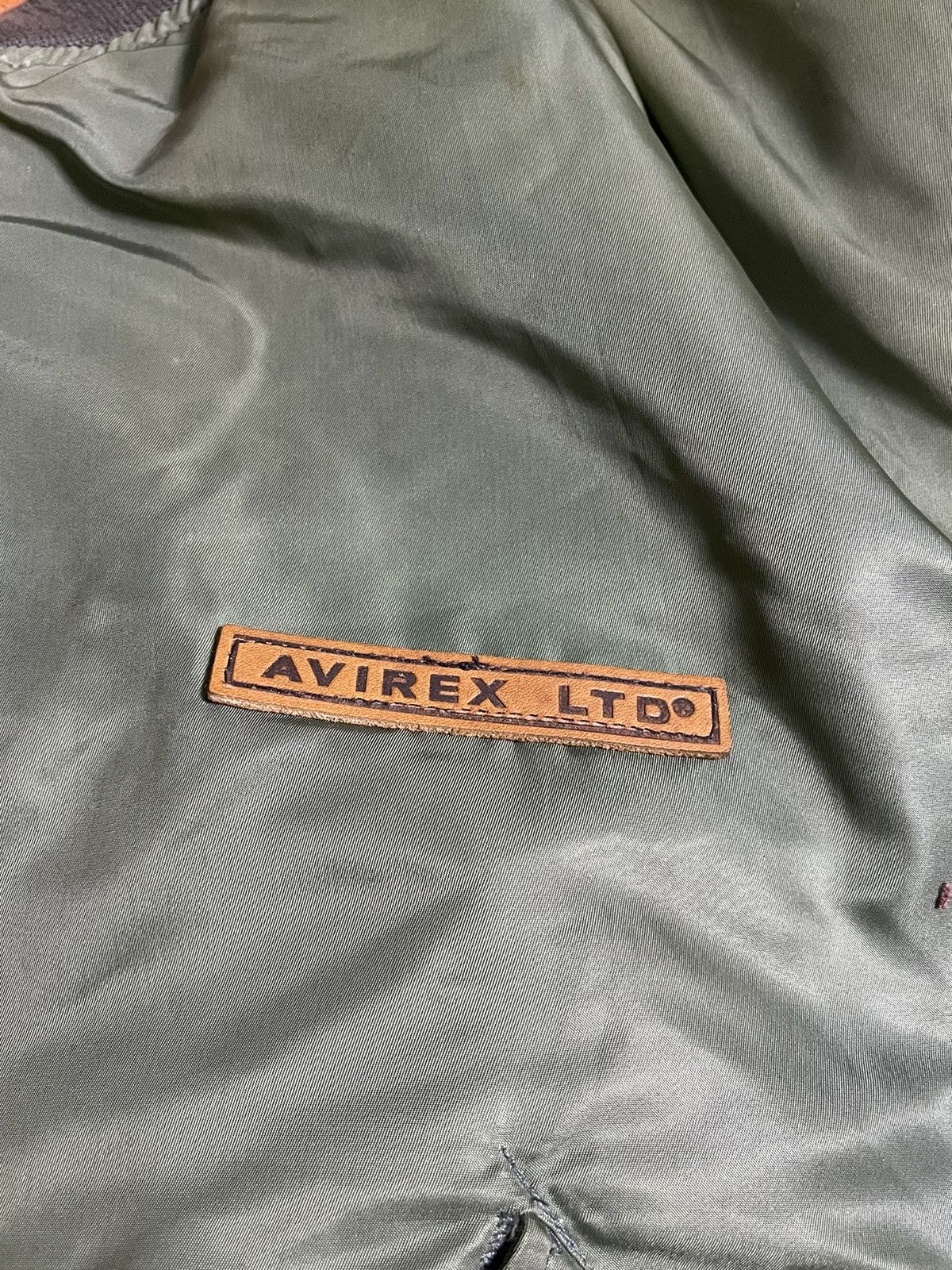 Avirex Vintage Faded Avirex USA MA-1 Bomber Jacket Size US XL / EU 56 / 4 - 3 Thumbnail