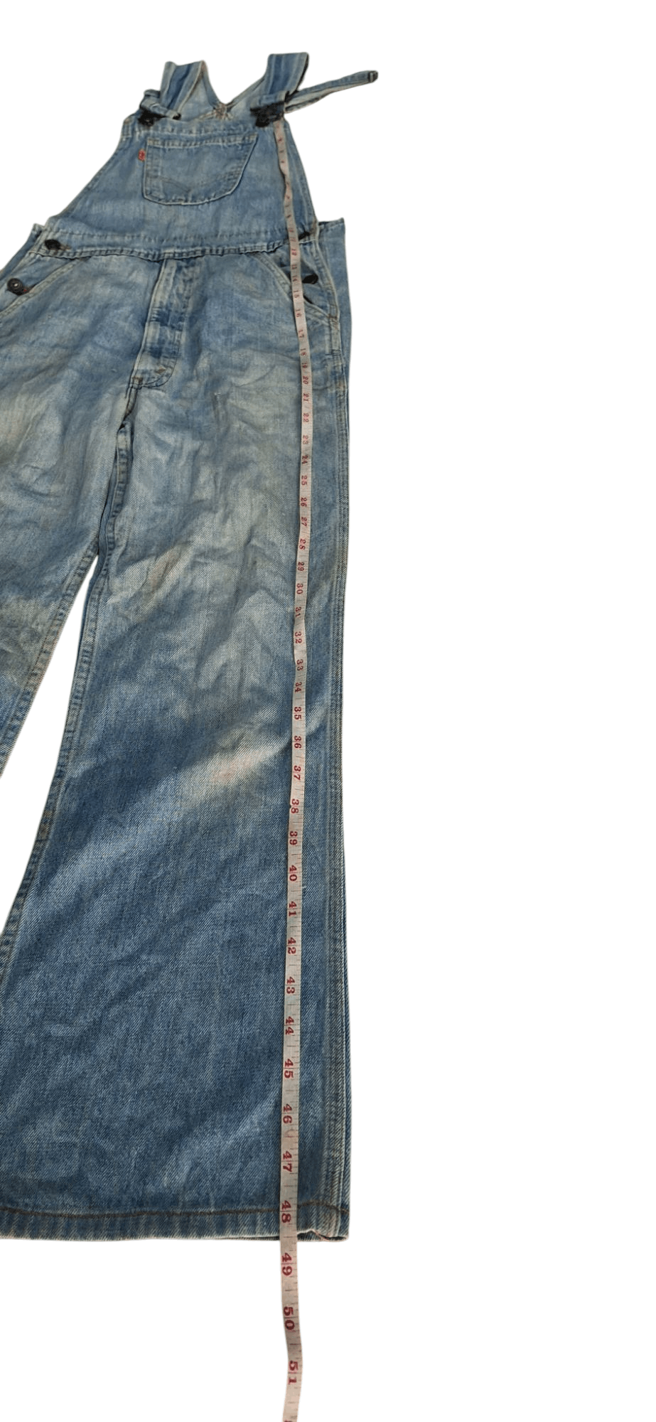 Levi's × Levi's Vintage Clothing Vintage Levis Orange Tab Talon Zipper Flare Overalls Size US 28 / EU 44 - 19 Thumbnail