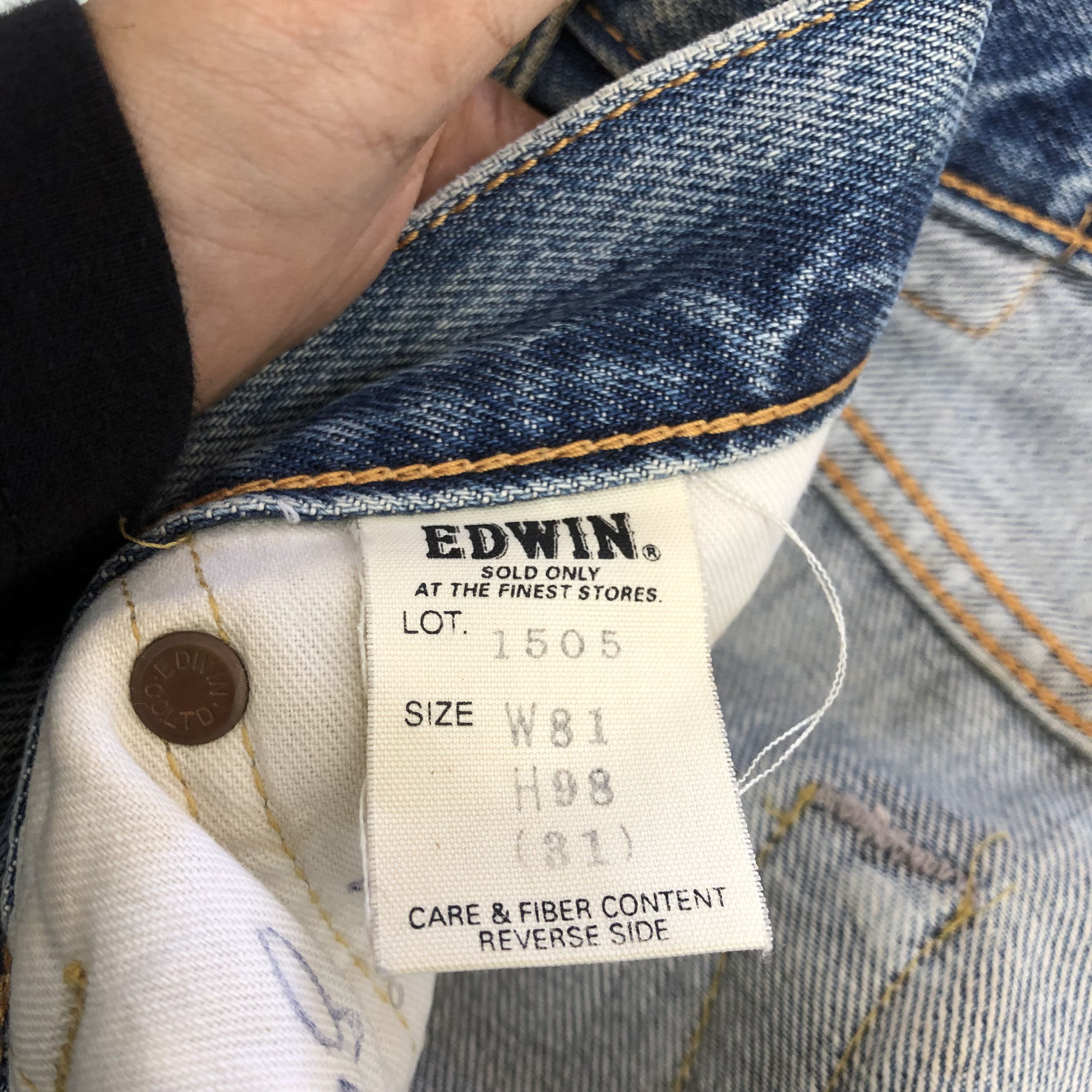 Edwin Vintage Rusty Edwin Redline Japanese Selvedge Jeans Denim Size US 30 / EU 46 - 9 Thumbnail