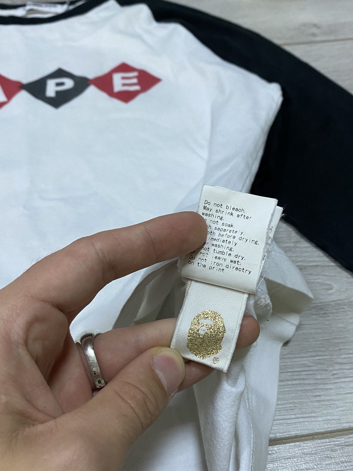 Bape Bape vintage ape head 3/4 sleeve long Size US M / EU 48-50 / 2 - 9 Thumbnail