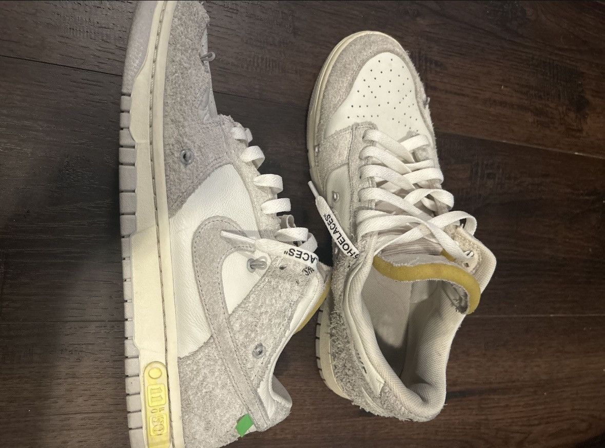Nike × Off-White Nike Off White Dunks Lot 11/50 Size US 11 / EU 44 - 4 Thumbnail