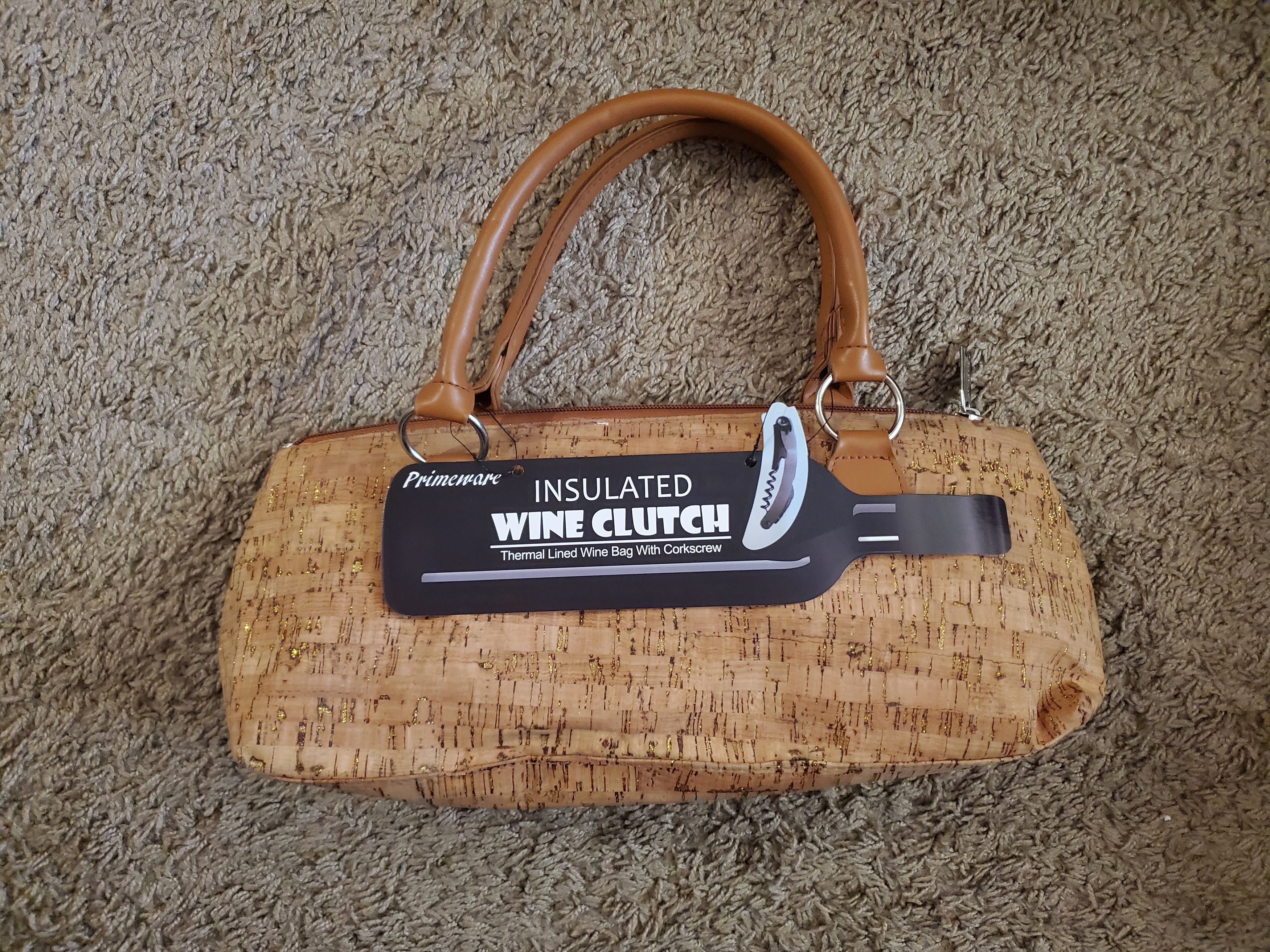 Other *NWT* Primeware Thermal Insulated Wine Purse w/ Corkscrew Size ONE SIZE - 1 Thumbnail