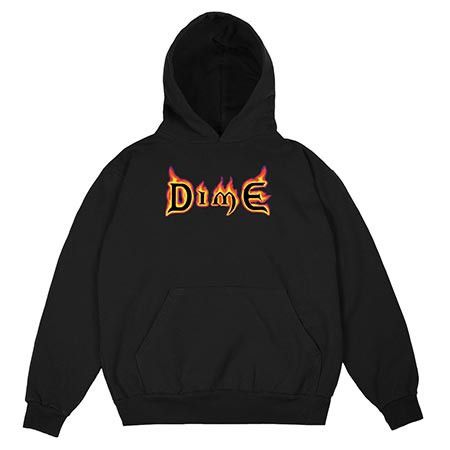 image of Dime Diablo Hoodie Medium Black, Men's