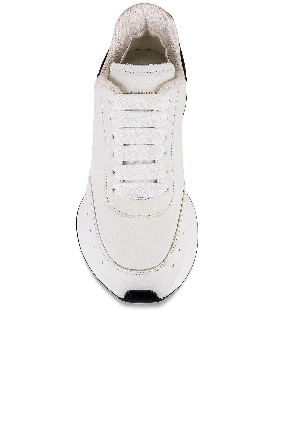 Alexander McQueen o1w1db10925 Sprint Runner in White/Black Size US 11 / IT 41 - 5 Thumbnail
