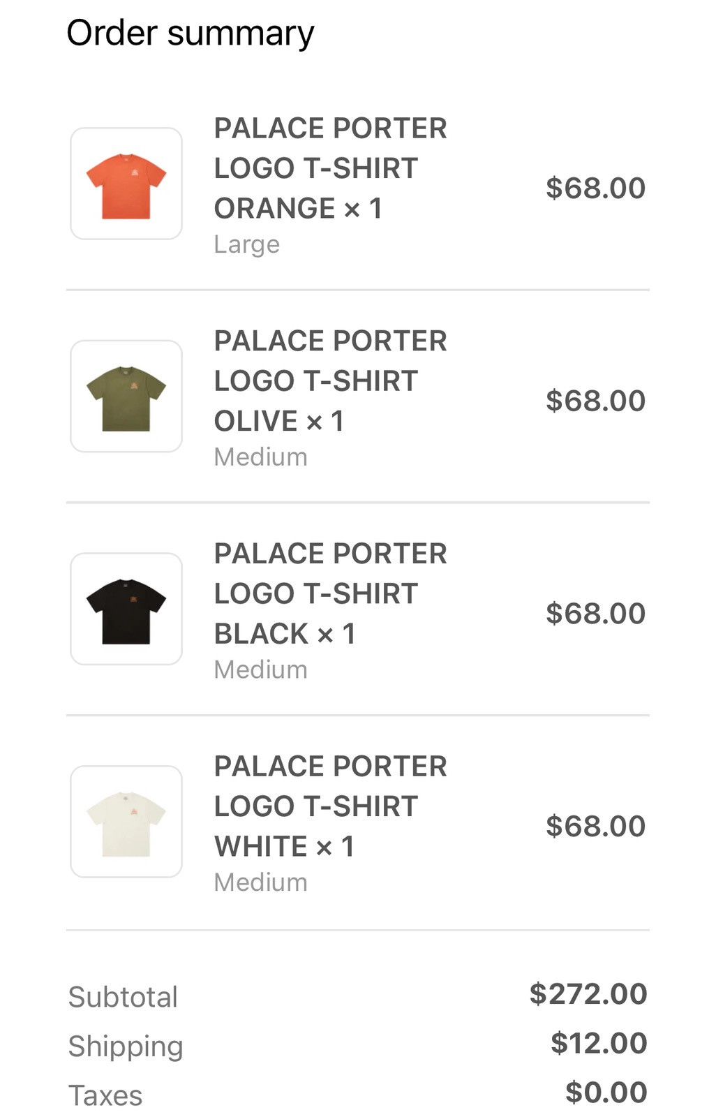 Palace × Porter Palace Porter Yoshida Logo T-Shirt White Size Medium Size US M / EU 48-50 / 2 - 5 Thumbnail