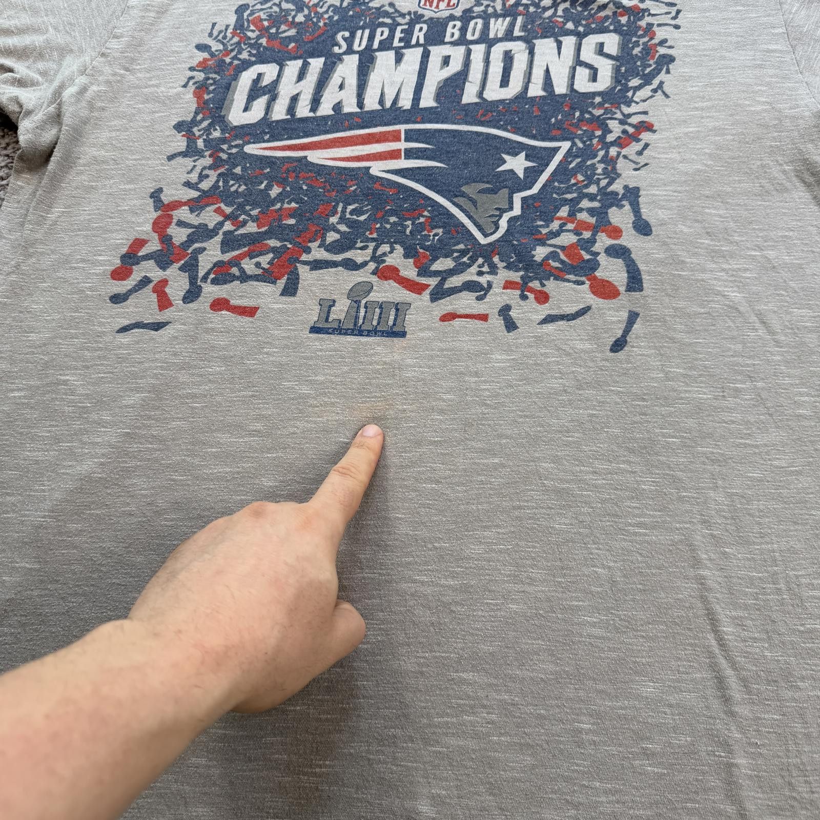 Other Nike NFL Super Bowl LIII Champ New England Patriots T Shirt Size US L / EU 52-54 / 3 - 5 Thumbnail