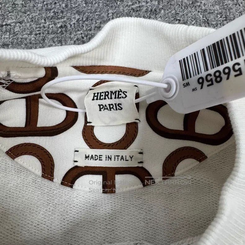 Hermes Hermes Pig Nose Printed Sweatshirt Size XXS / US 00 / IT 34 - 5 Thumbnail