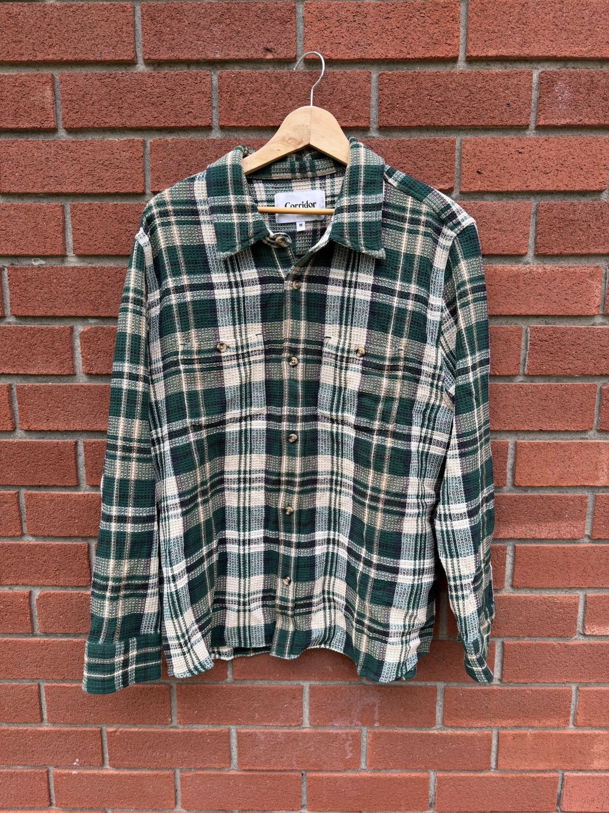 Corridor Waffle Cotton Button Shirt Size US M / EU 48-50 / 2 - 1 Thumbnail