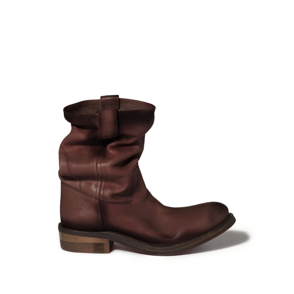 Miu Miu Miu Miu BROWN Boots Size US 7.5 / IT 37.5 - 1 Thumbnail