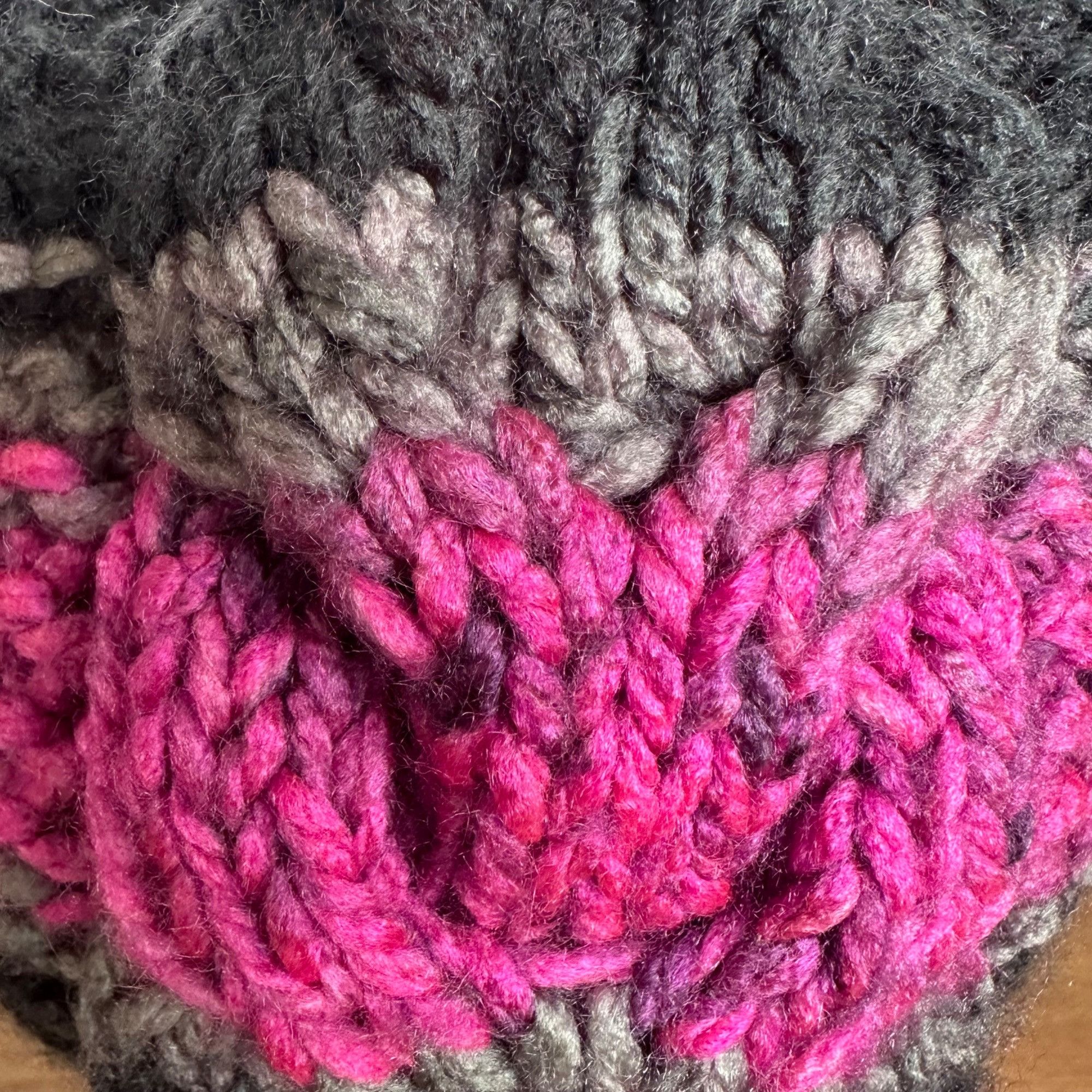 Other ⭐Womens Handmade Pink Cat Ear Beanie Hat Soft Knit Purple Wi Size ONE SIZE - 5 Thumbnail