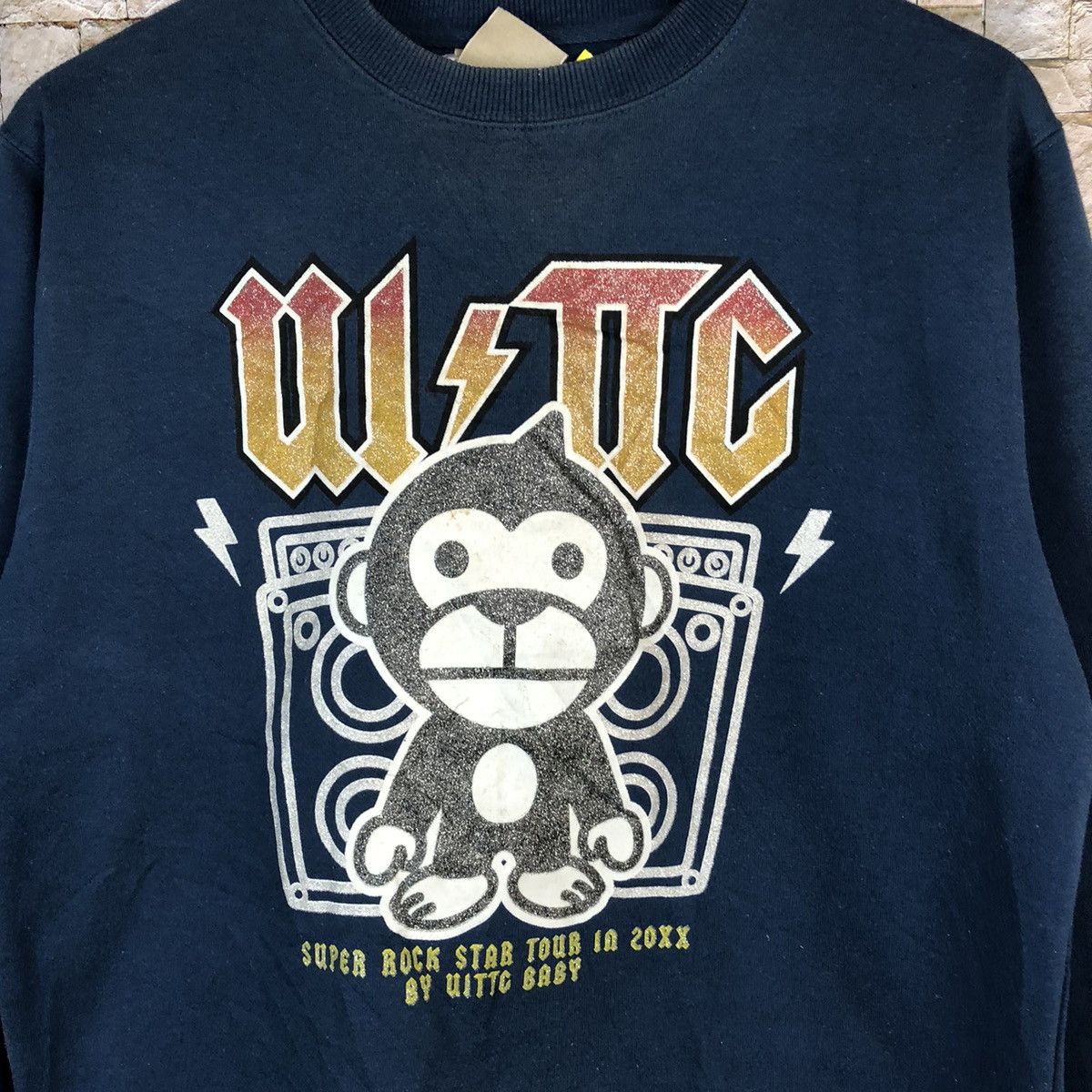 Band Tees Super rockstar tour by Uitty Baby japan Sweatshirt #A495 Size US S / EU 44-46 / 1 - 5 Thumbnail