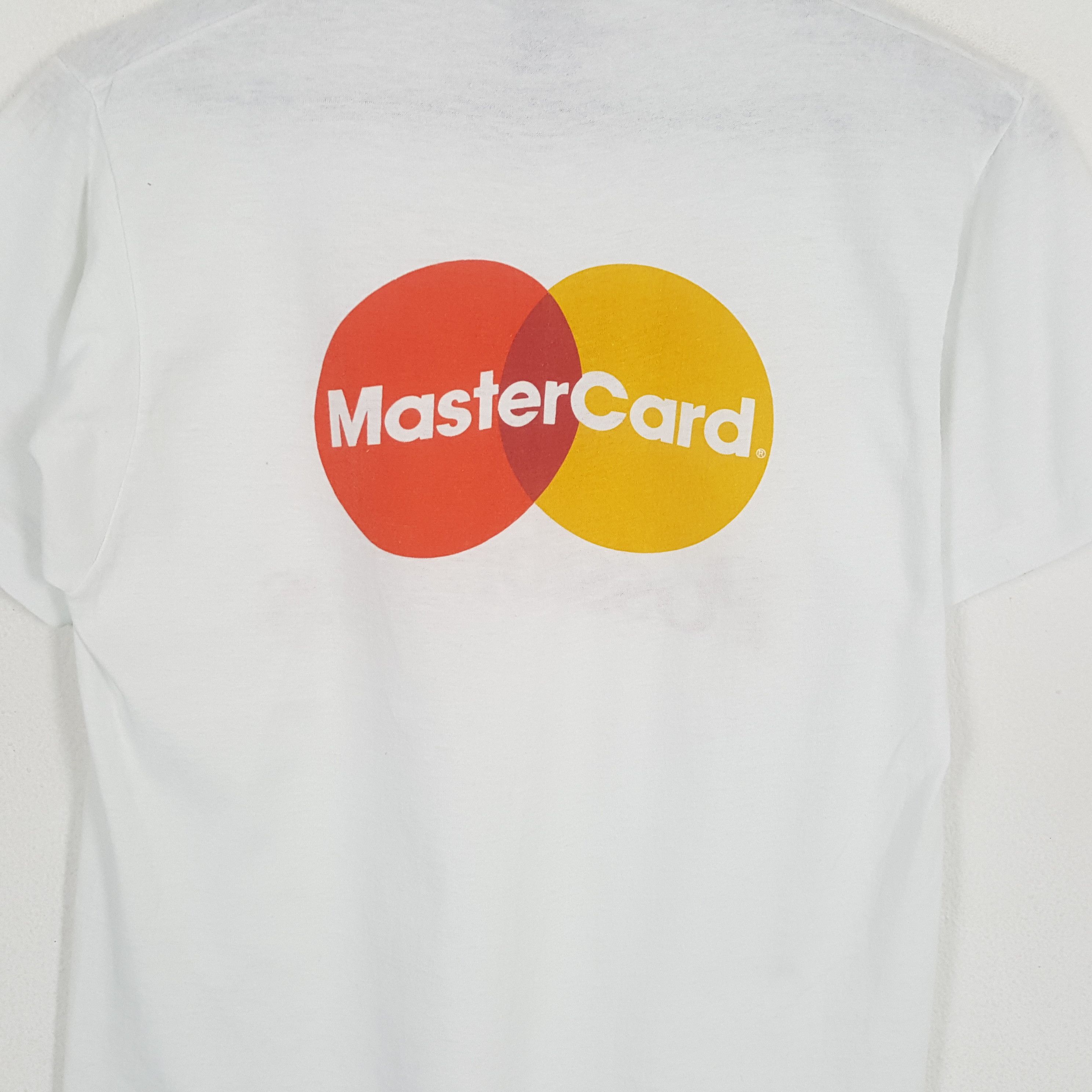 Vintage MASTER CARD Bank Promo Style Vintage Tshirt Size US S / EU 44-46 / 1 - 2 Thumbnail
