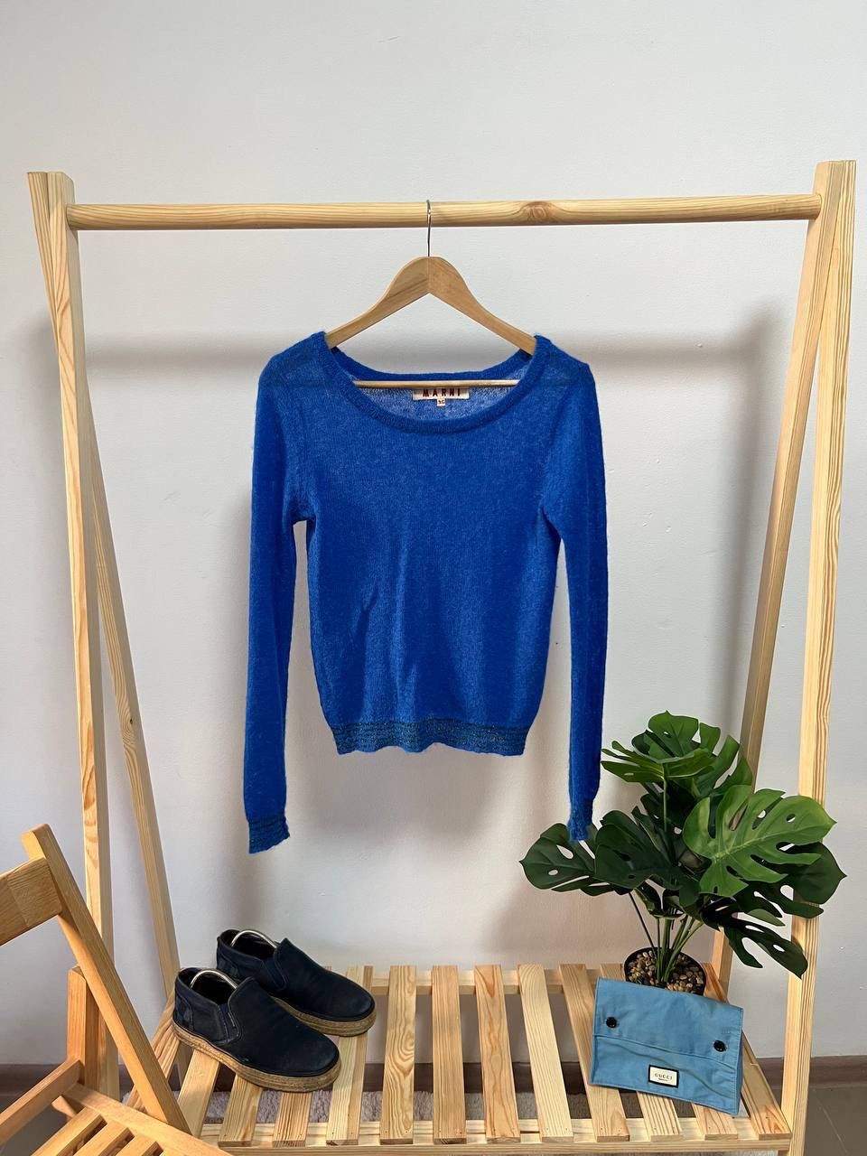 Marni Marni Fuzzy Wuzzy Blue sweater Size XS / US 0-2 / IT 36-38 - 1 Thumbnail
