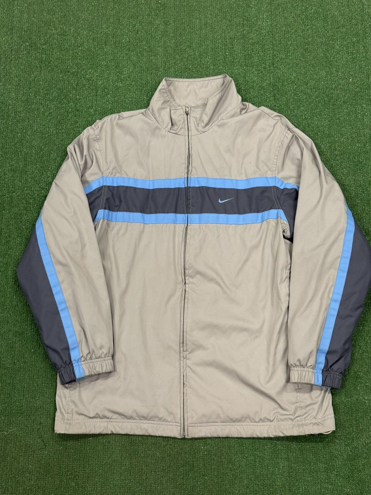 Nike Vintage Y2k Nike Athletics Silver Tag Spellout Jacket Size US M / EU 48-50 / 2 - 1 Thumbnail