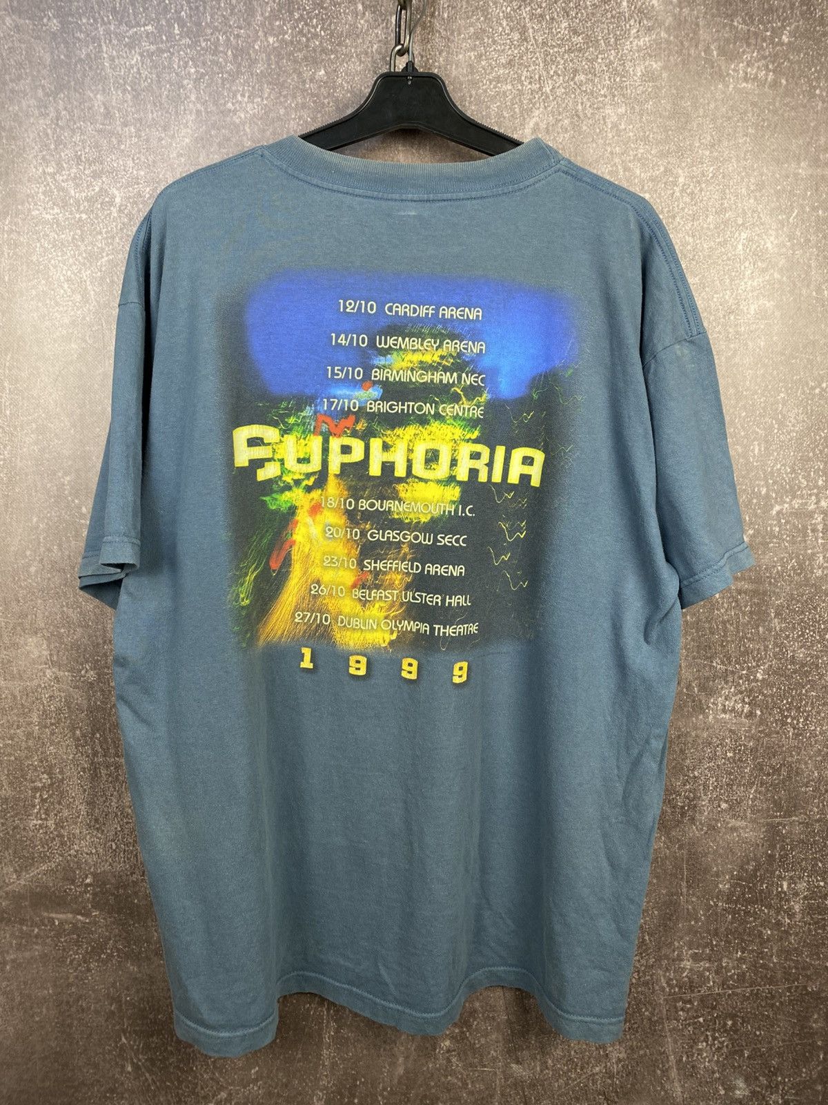 Def Leppard Vintage 90s 1999 Def Leppard Euphoria Tour Tee Size US XL / EU 56 / 4 - 2 Thumbnail