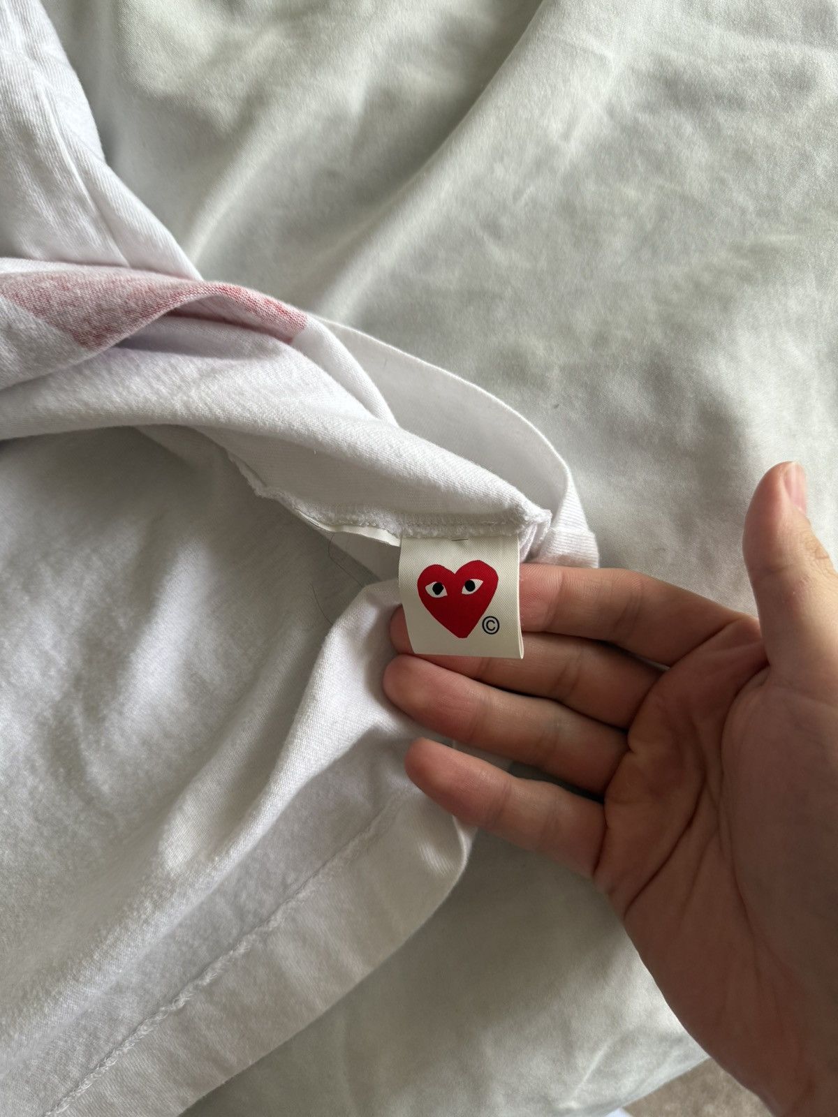 Comme des Garcons Commes Des garçons Half Heart T shirt Size US L / EU 52-54 / 3 - 3 Thumbnail