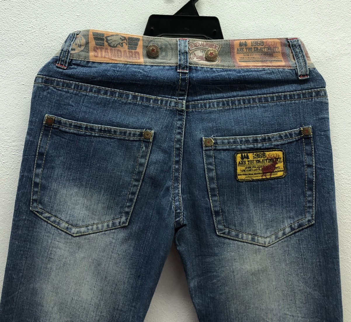 Jean Vintage Original Jeans Pants Size 32" / US 10 / IT 46 - 4 Thumbnail