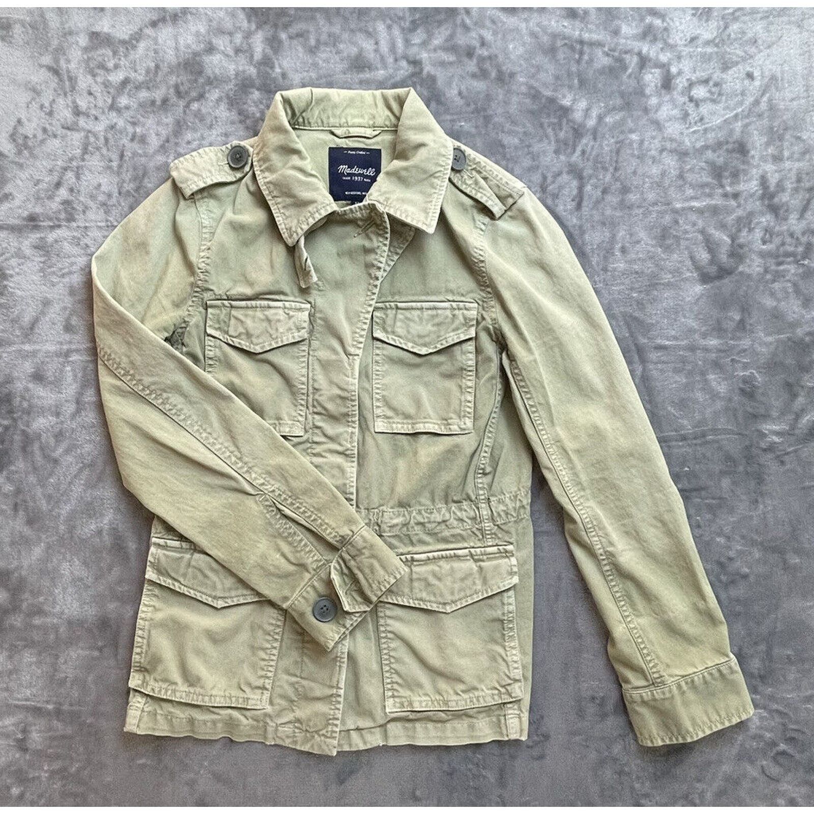 Madewell Madewell Jacket Womens XS Utility Army Green Khaki Cargo Size S / US 4 / IT 40 - 1 Thumbnail