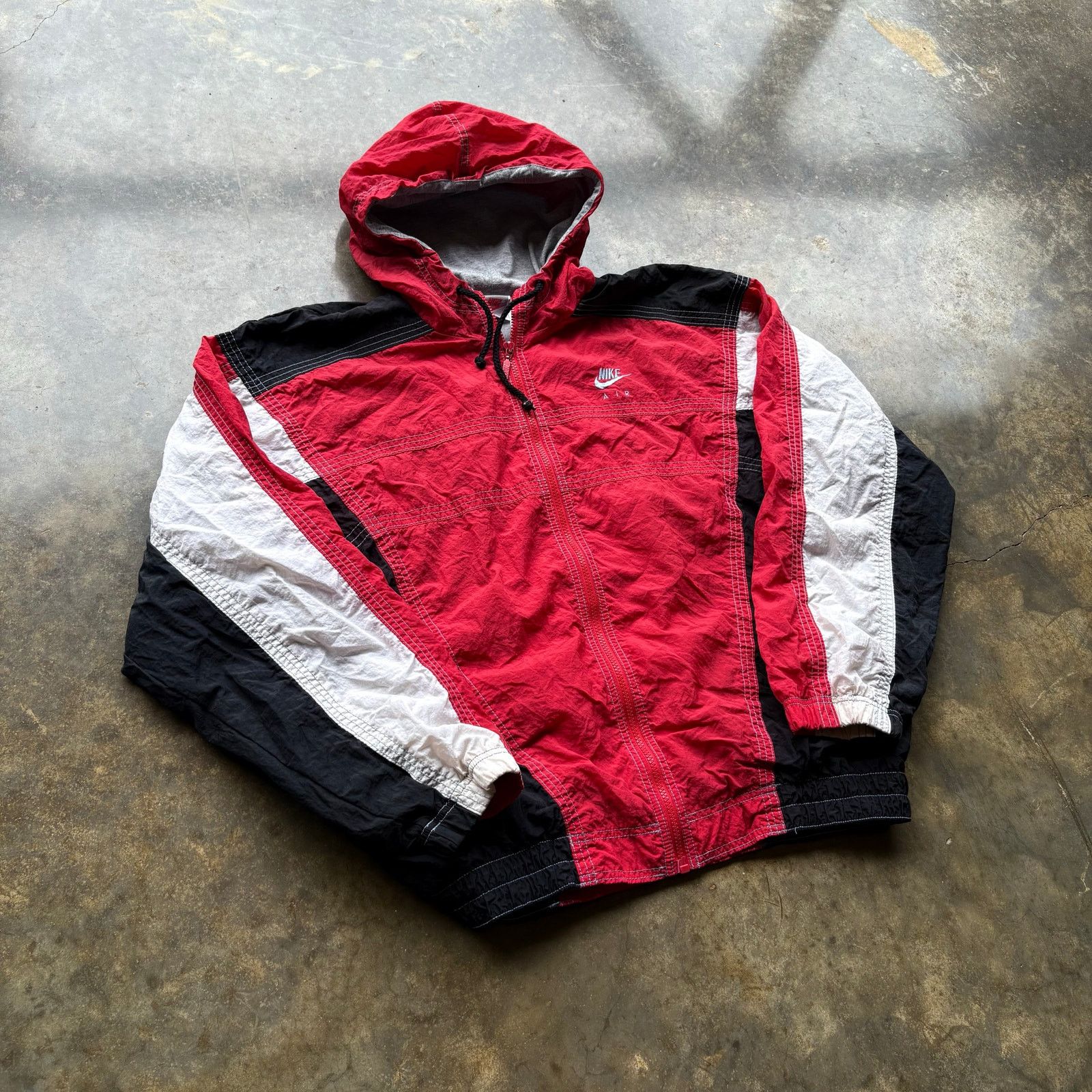 Nike Vintage 90s Y2K Nike AIR Windbreaker Size US L / EU 52-54 / 3 - 2 Thumbnail