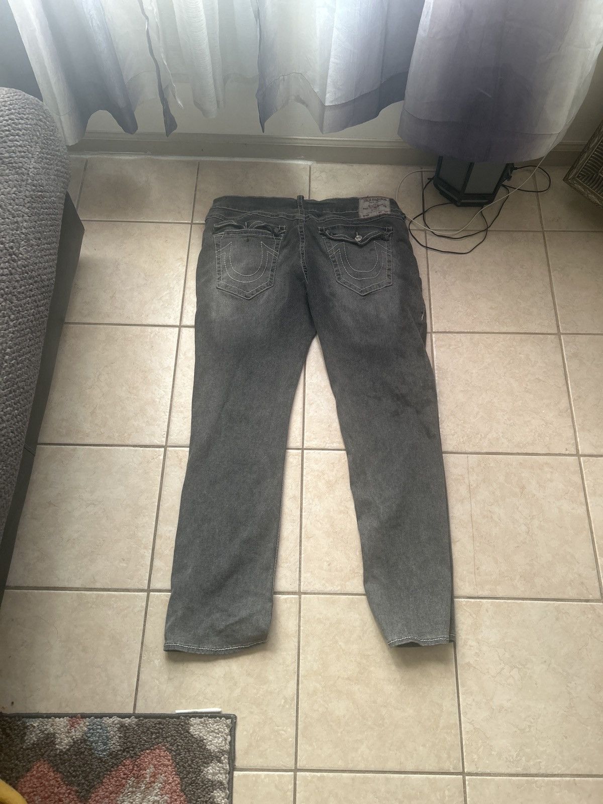 True Religion Ricky Relaxed Straight Jeans Size US 40 / EU 56 - 2 Thumbnail
