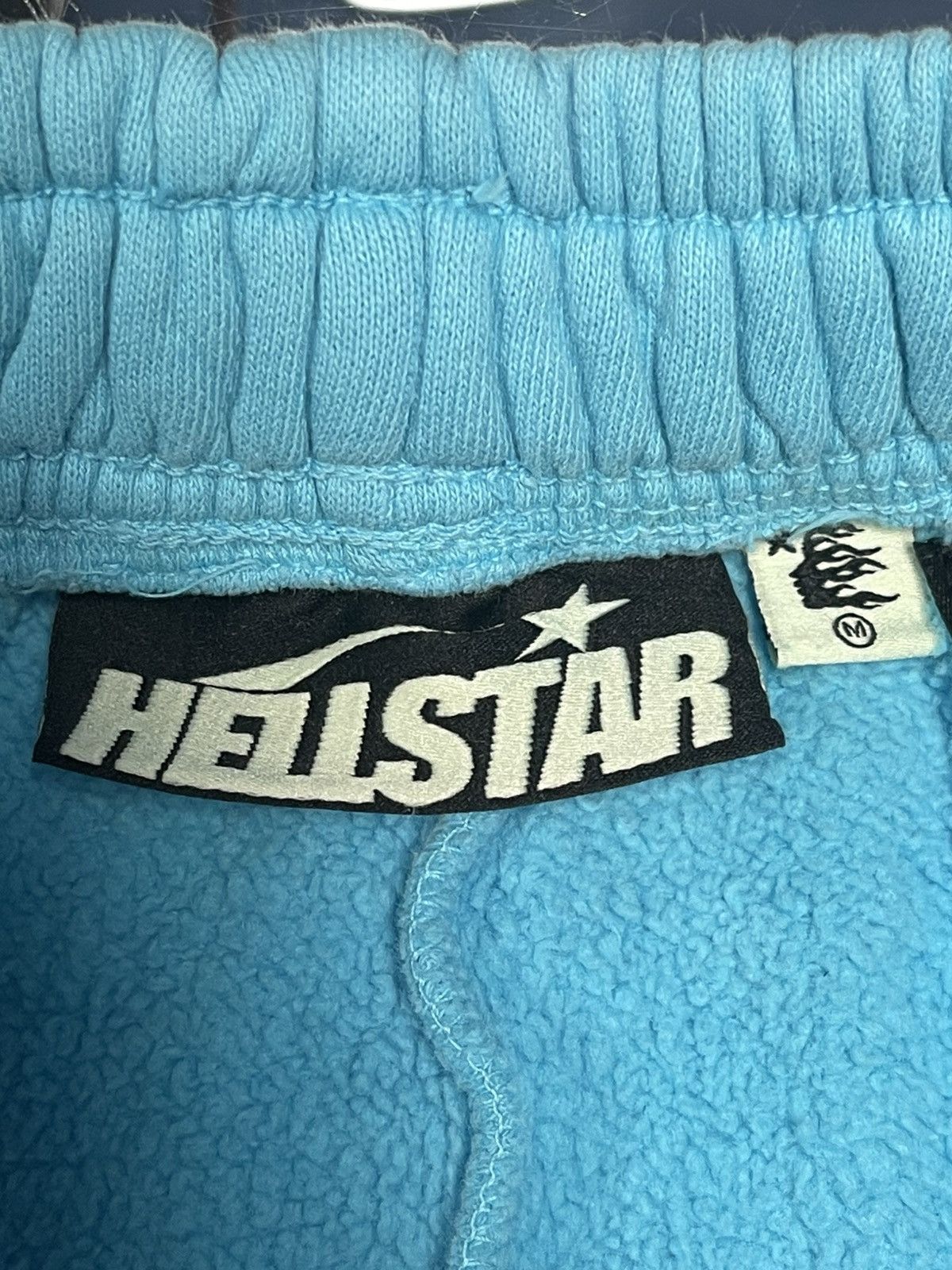 HELLSTAR Size M - Hellstar Studio Shorts Blue Flame Brand New! Size US 32 / EU 48 - 5 Thumbnail