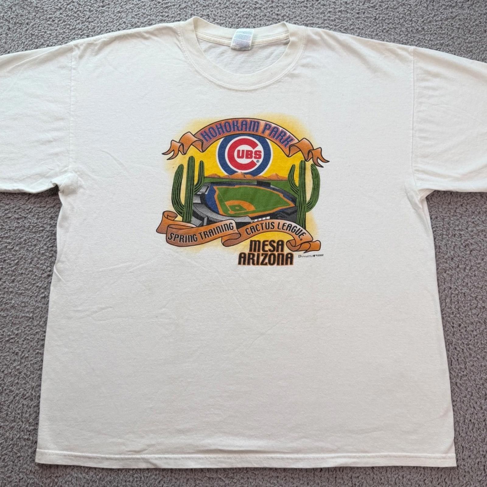 Gildan Vintage 2002 Chicago Cubs Hohokam Park Training T Shirt MLB Size US XL / EU 56 / 4 - 1 Thumbnail