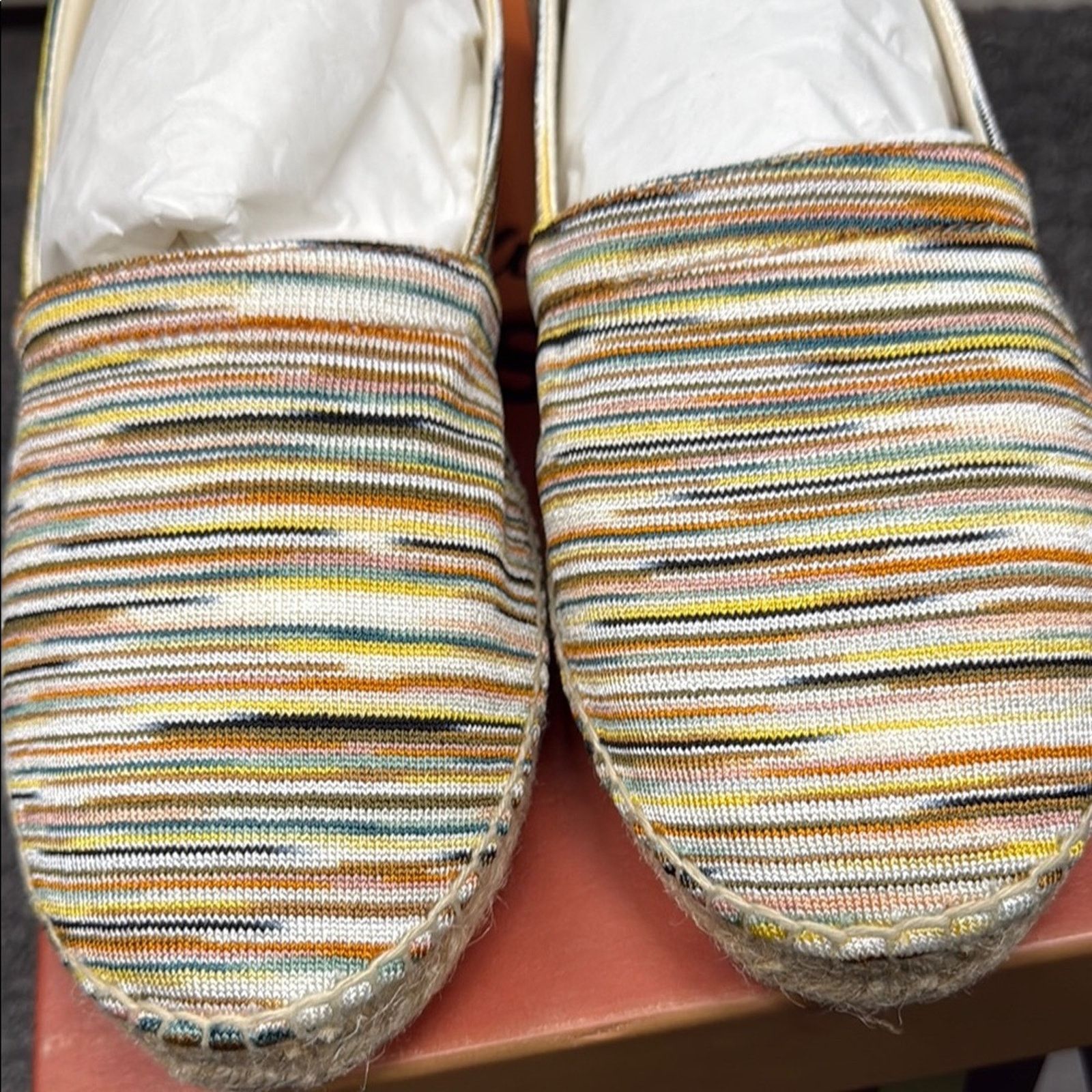 Missoni NWT Missoni Colorful Striped Espadrille sneakers Sz 40 US 10 Size US 10 / IT 40 - 2 Thumbnail
