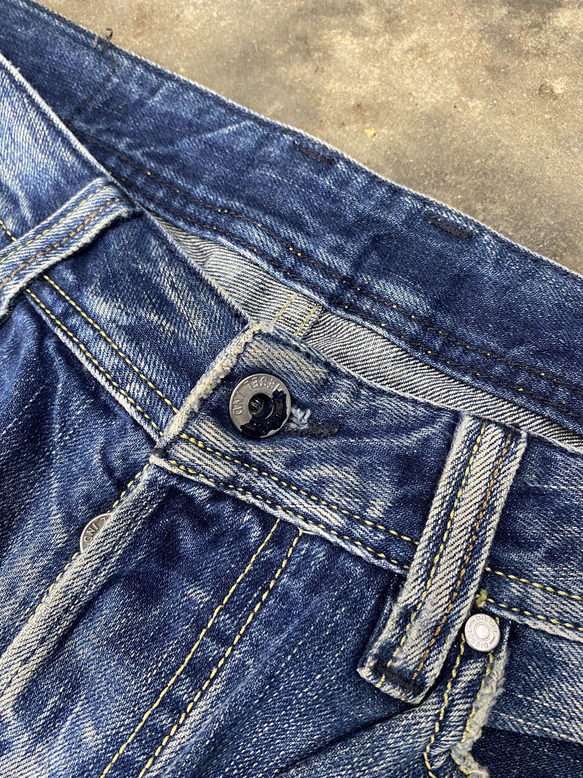 Diesel × Japanese Brand × Vintage Diesel industries blue jeans wash Size US 32 / EU 48 - 8 Thumbnail