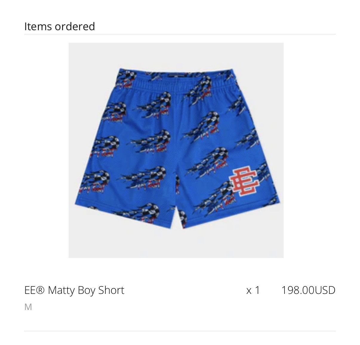 Matty Boy MEDIUM Eric Emanuel Matty Boy BLUE Mesh SHIPS ASAP BRAND NEW Size US 32 / EU 48 - 5 Thumbnail