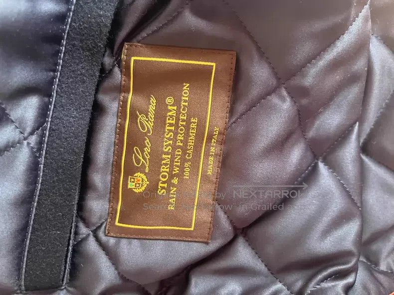 Loro Piana Loro Piana Caviar black fox fur collar cashmere coat, cott Size XS / US 0-2 / IT 36-38 - 4 Thumbnail