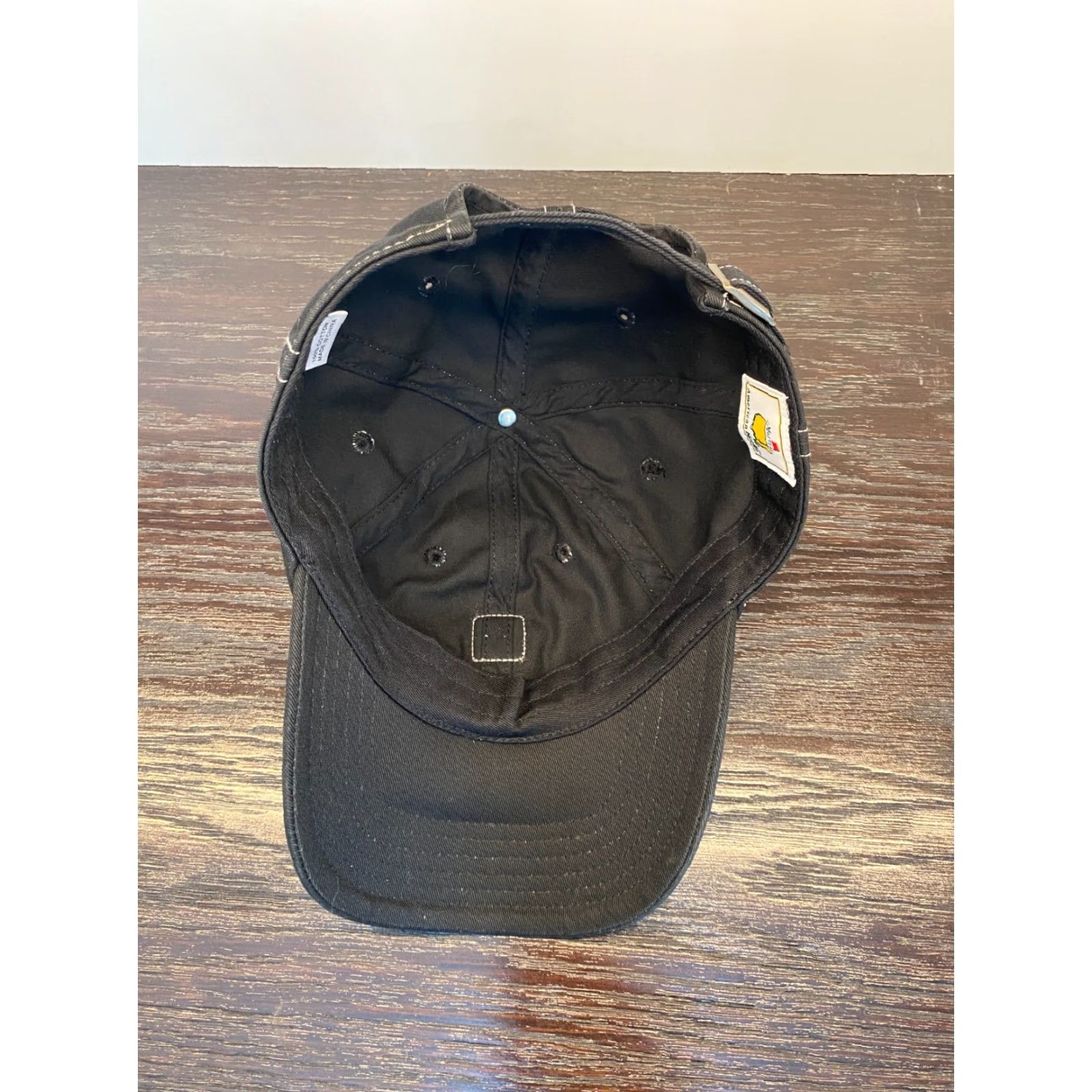 American Needle The Masters Hat Cap Mens One Size Black American Needle Twill Strapback Golf Size ONE SIZE - 6 Thumbnail