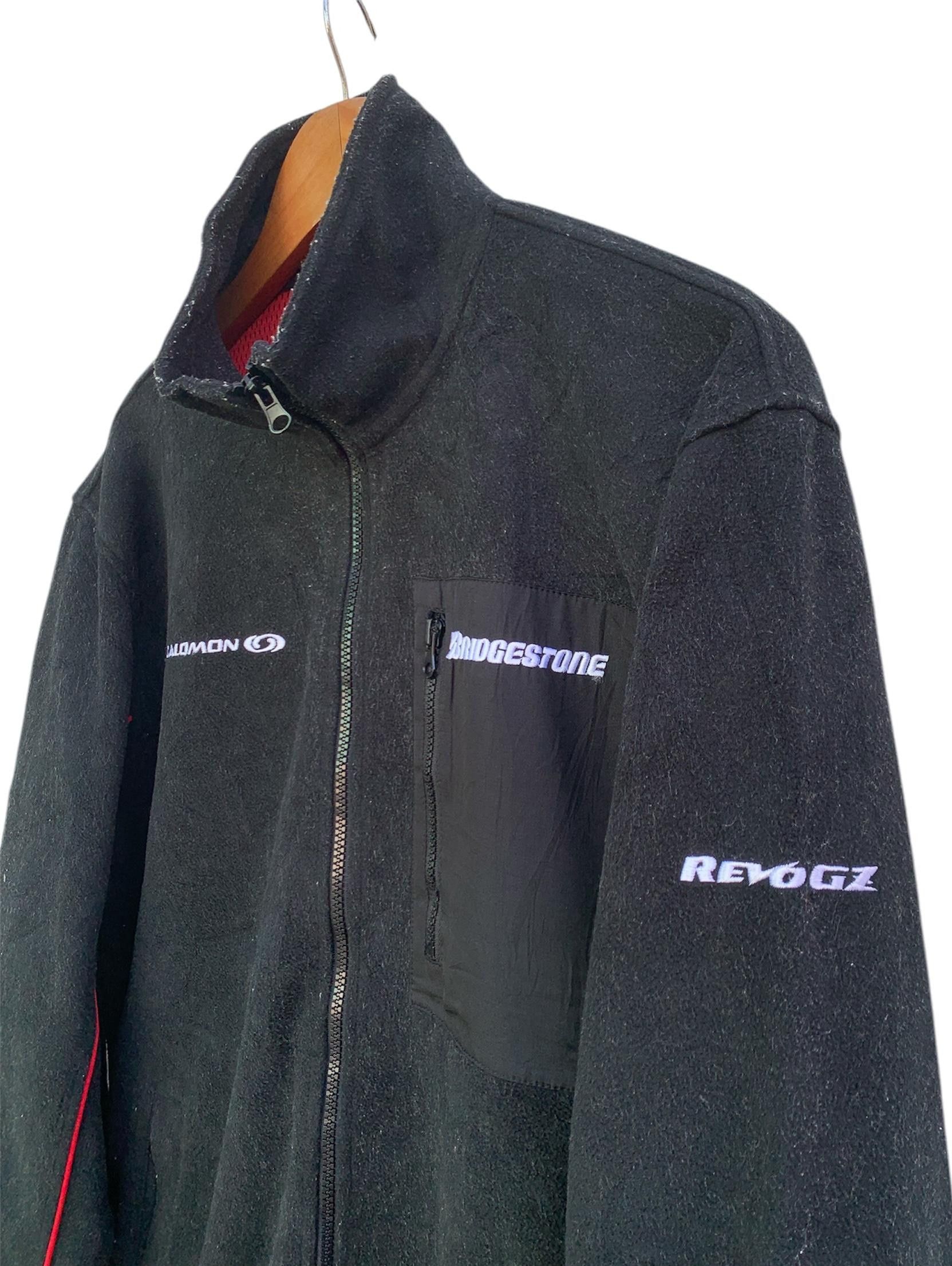 Salomon × Vintage Vintage Bridgestone X Salomon X Blizzak Fleece Jacket Size US L / EU 52-54 / 3 - 5 Thumbnail
