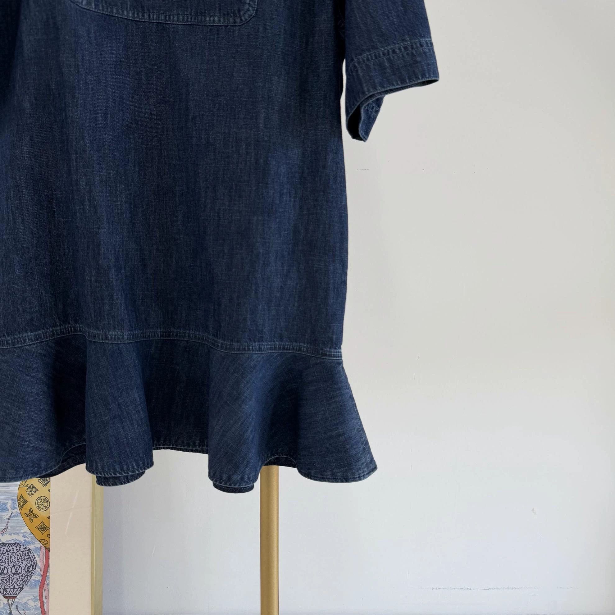 Valentino Valentino women's denim dress 36 pre-owned 8261 Size XS / US 0-2 / IT 36-38 - 6 Thumbnail