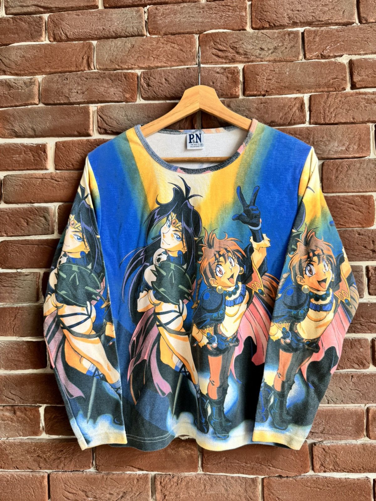 Anime Rare Vintage The Slayers Manga Anime TEe All over print Size US XS / EU 42 / 0 - 1 Thumbnail